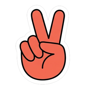 Geometric drawing of an outline square with sections divided by vertical, horizontal, and half circle lines.