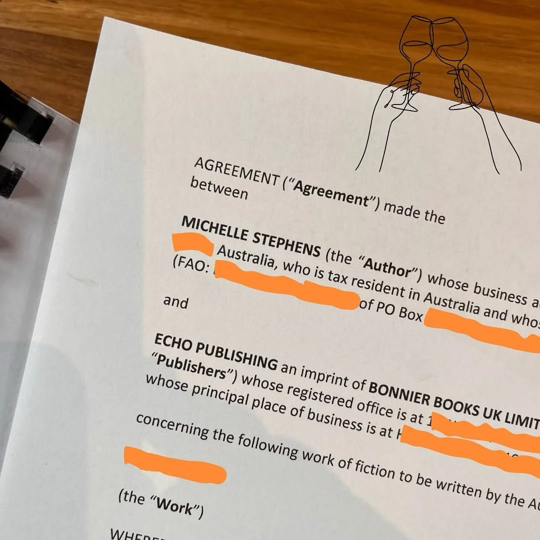 What&rsquo;s that you ask? Oh no biggie, just me signing a contract with the wonderful team at @echo_publishing who will be releasing my debut mystery thriller next summer! *cue all the squeals!*

I feel so grateful to have landed in such a safe, res