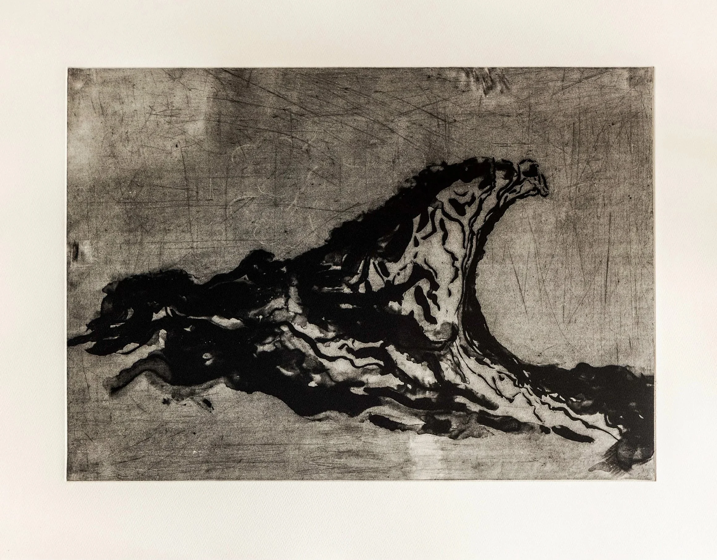 ‘Large Swell’, etching (edition of 10), 2021, 56 x 76 cm