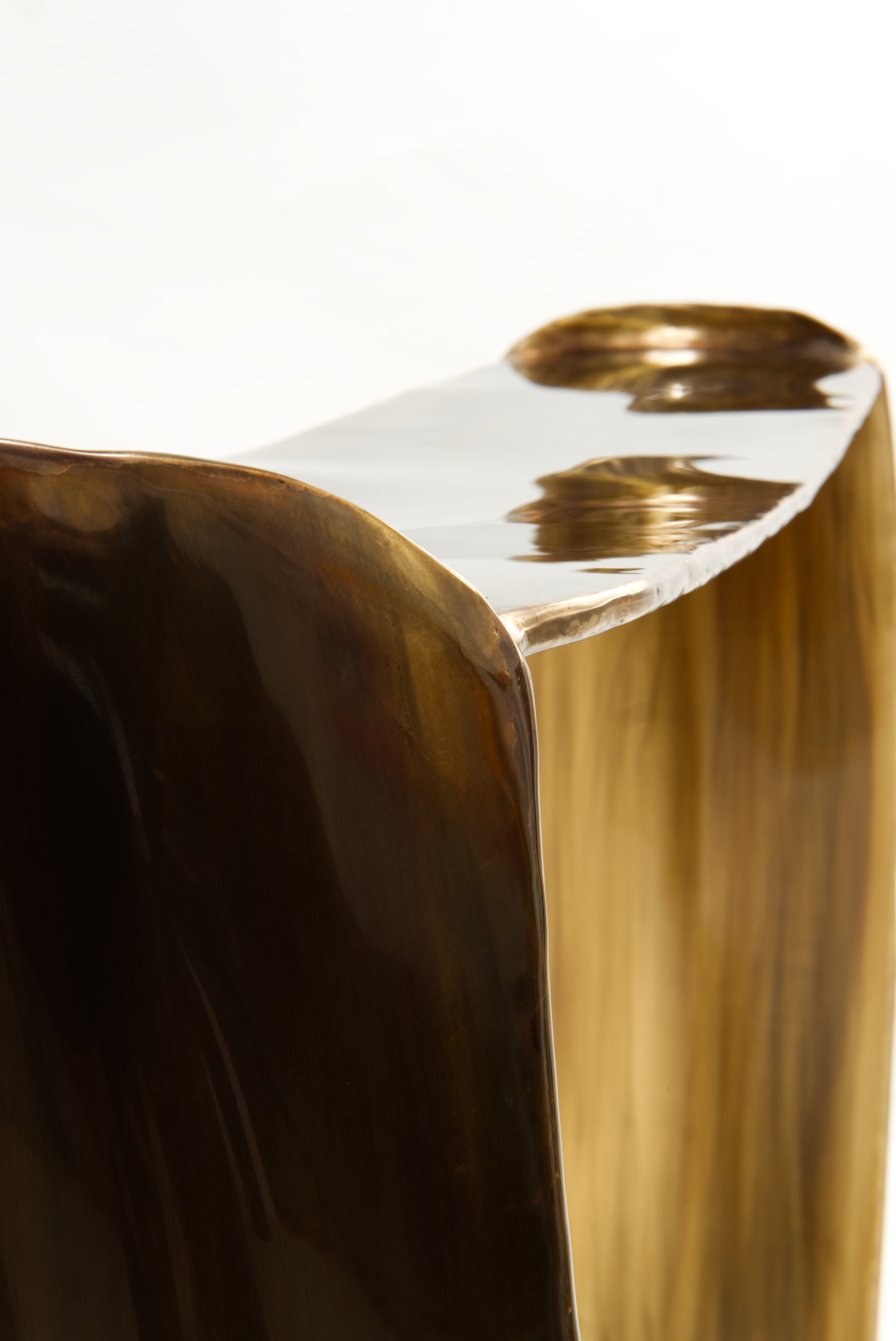 Christian Fregnan Calle Brass Console