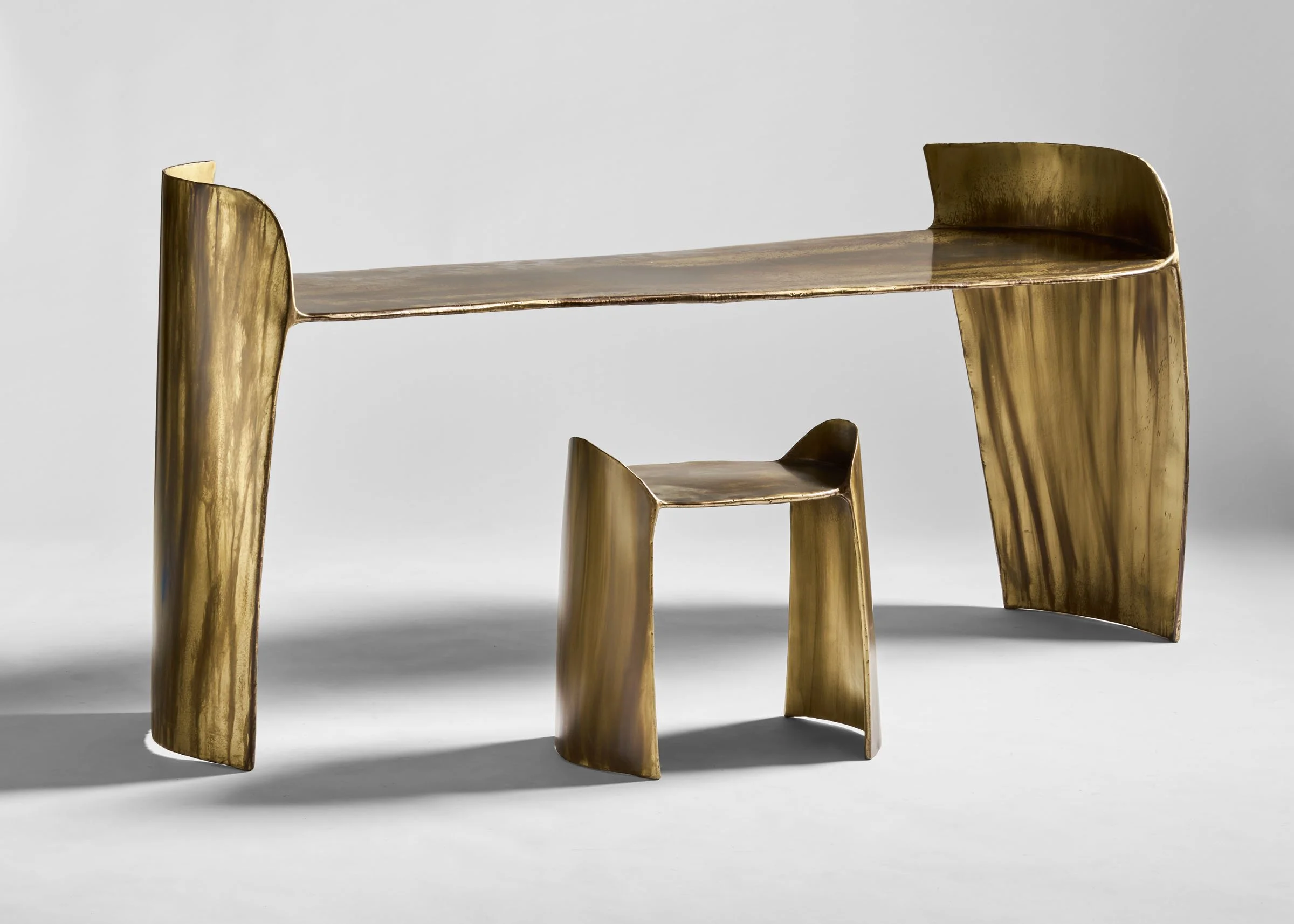 brass desk - Calle collection Christian Fregnan
