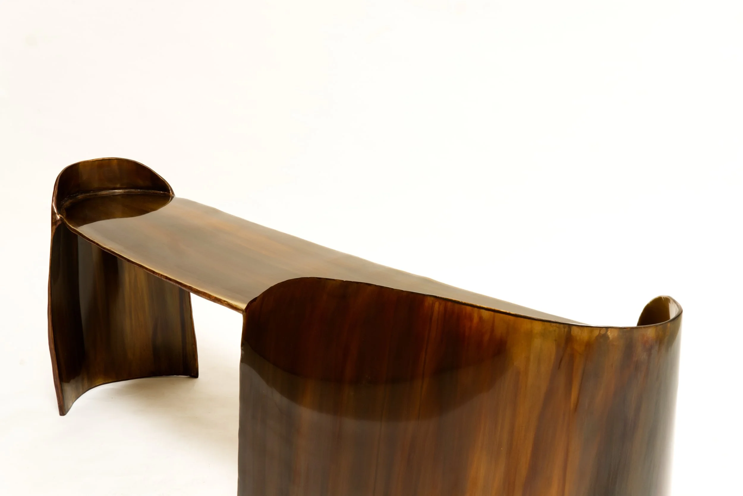Brass bench - Calle collection Christian Fregnan