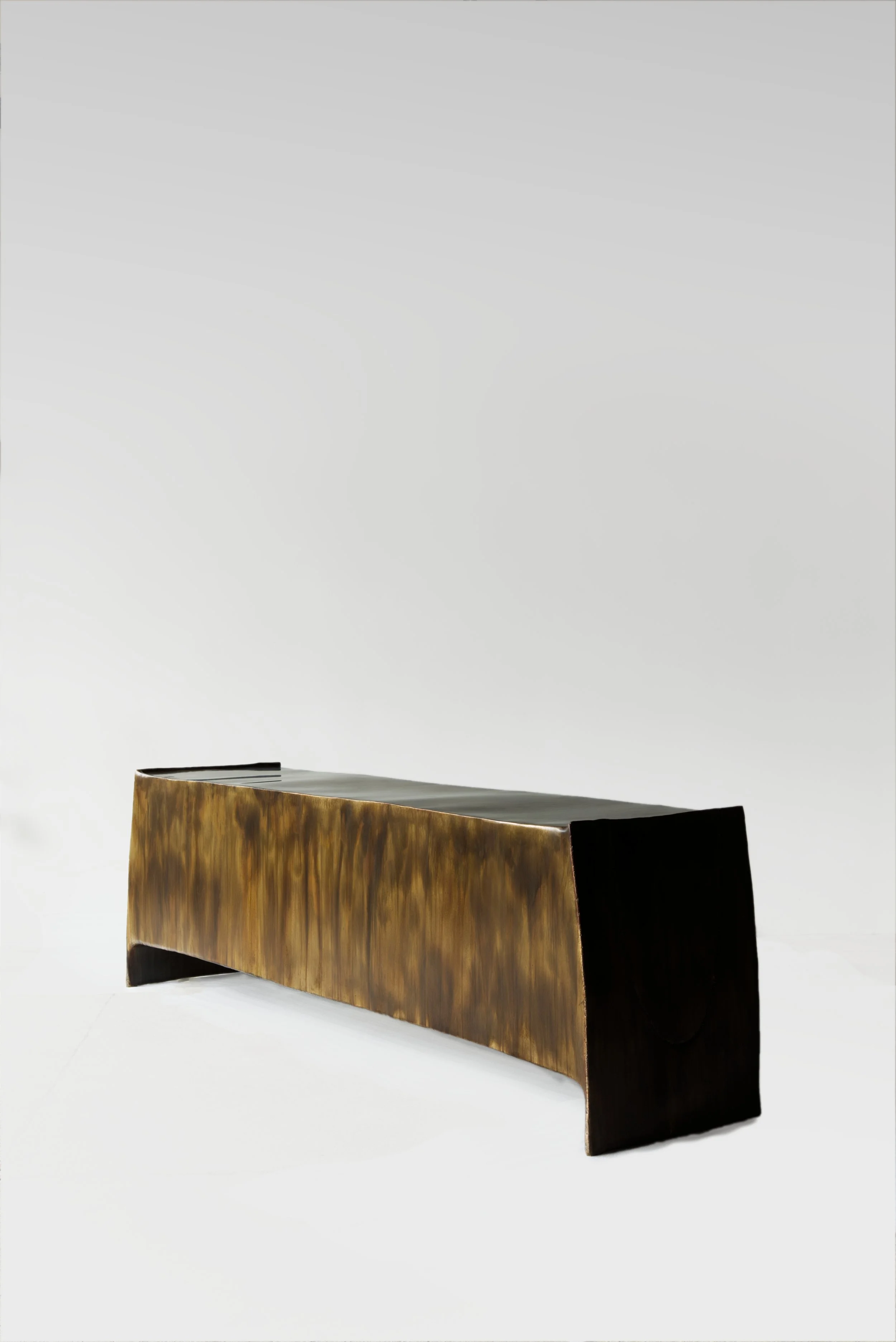 Christian Fregnan Brass Sideboard Calle