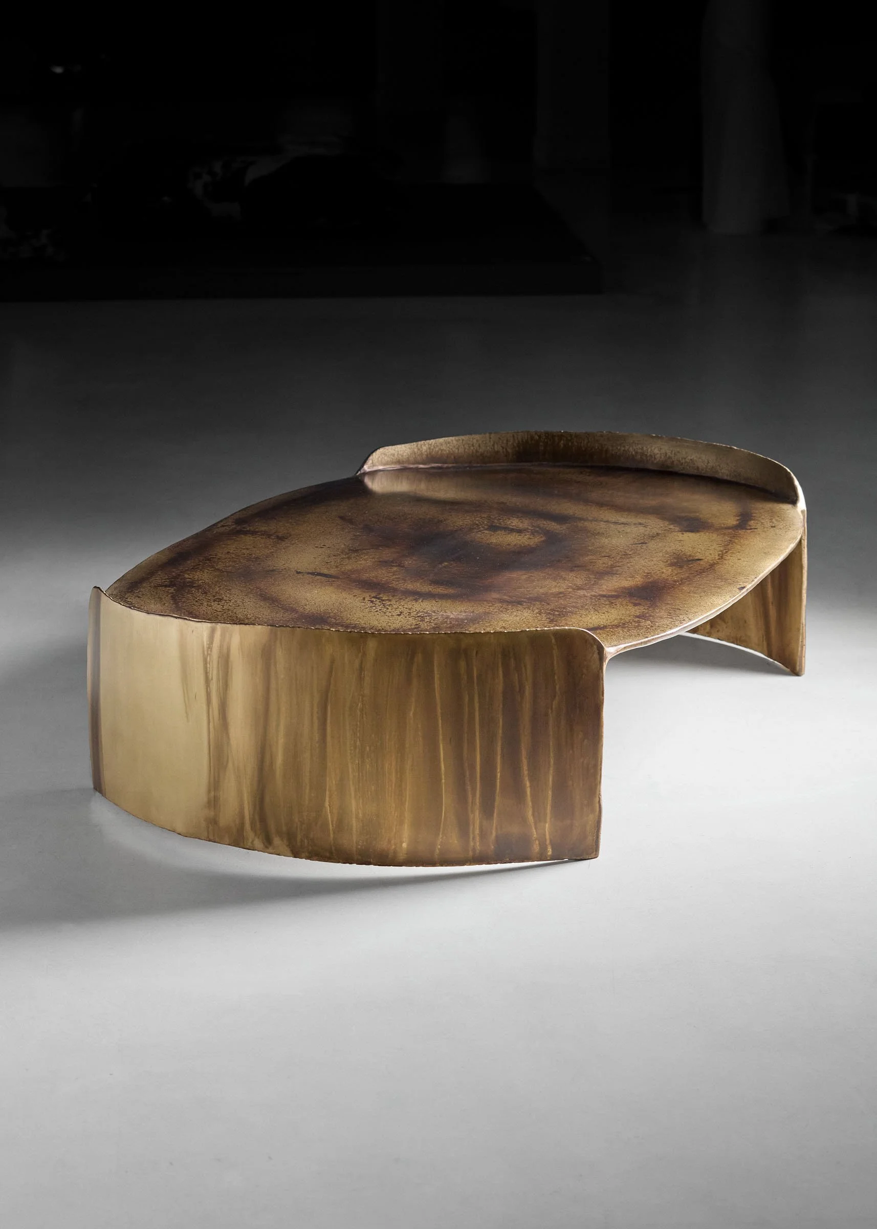 Brass Coffee table - Calle collection Christian Fregnan