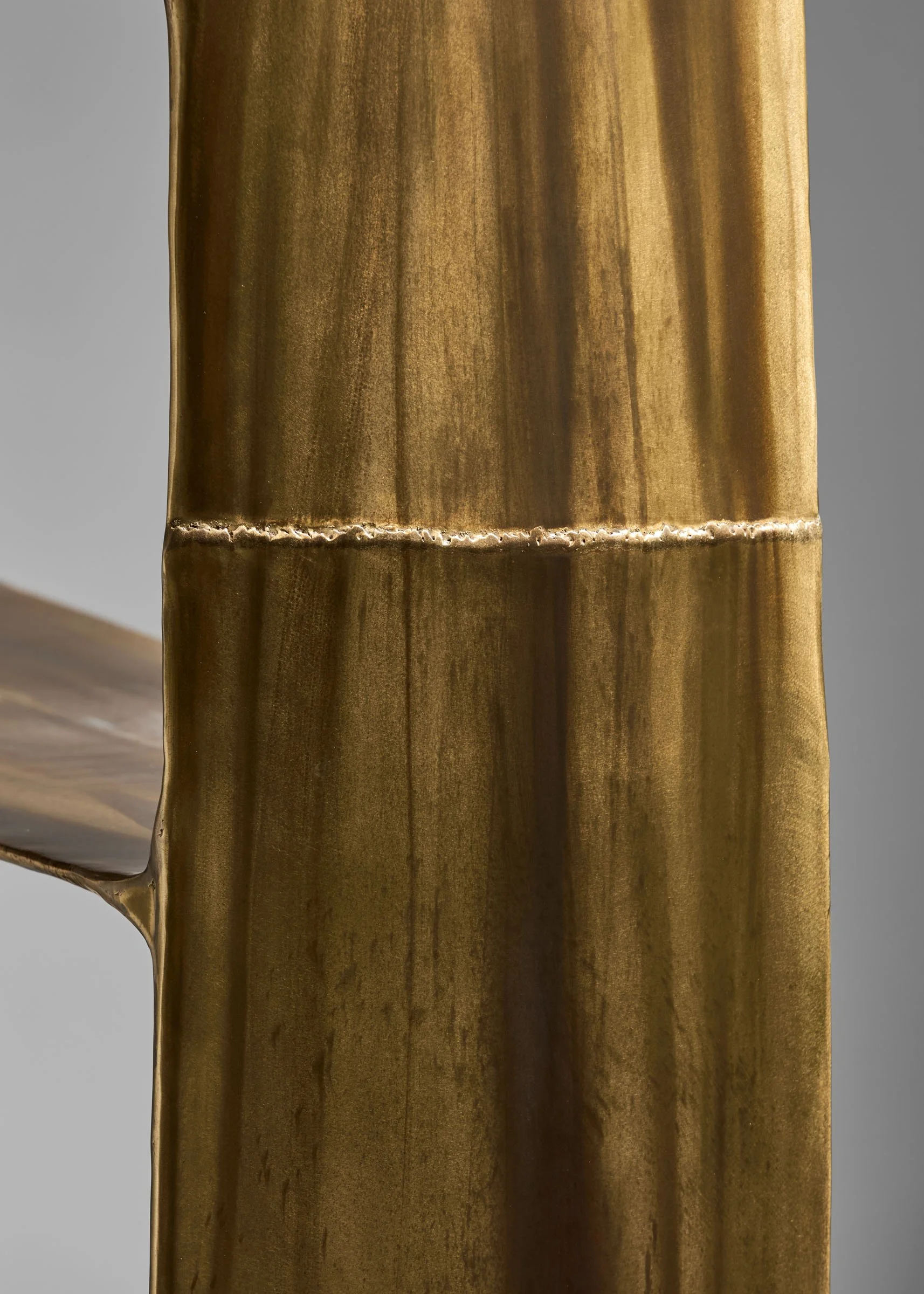 brass bookshelf - Calle collection Christian Fregnan