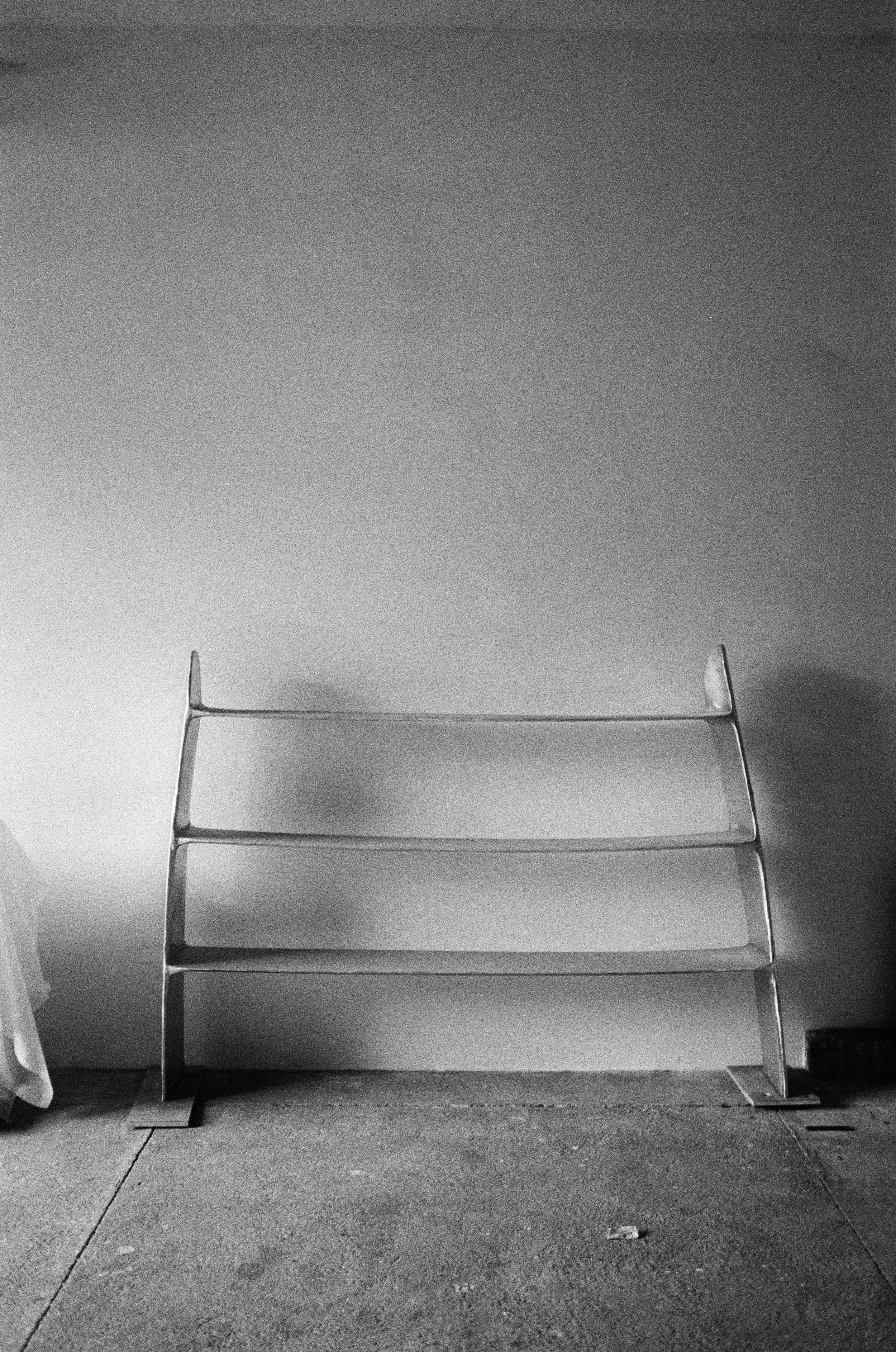 Christian Fregnan Brass Bookshelf Calle