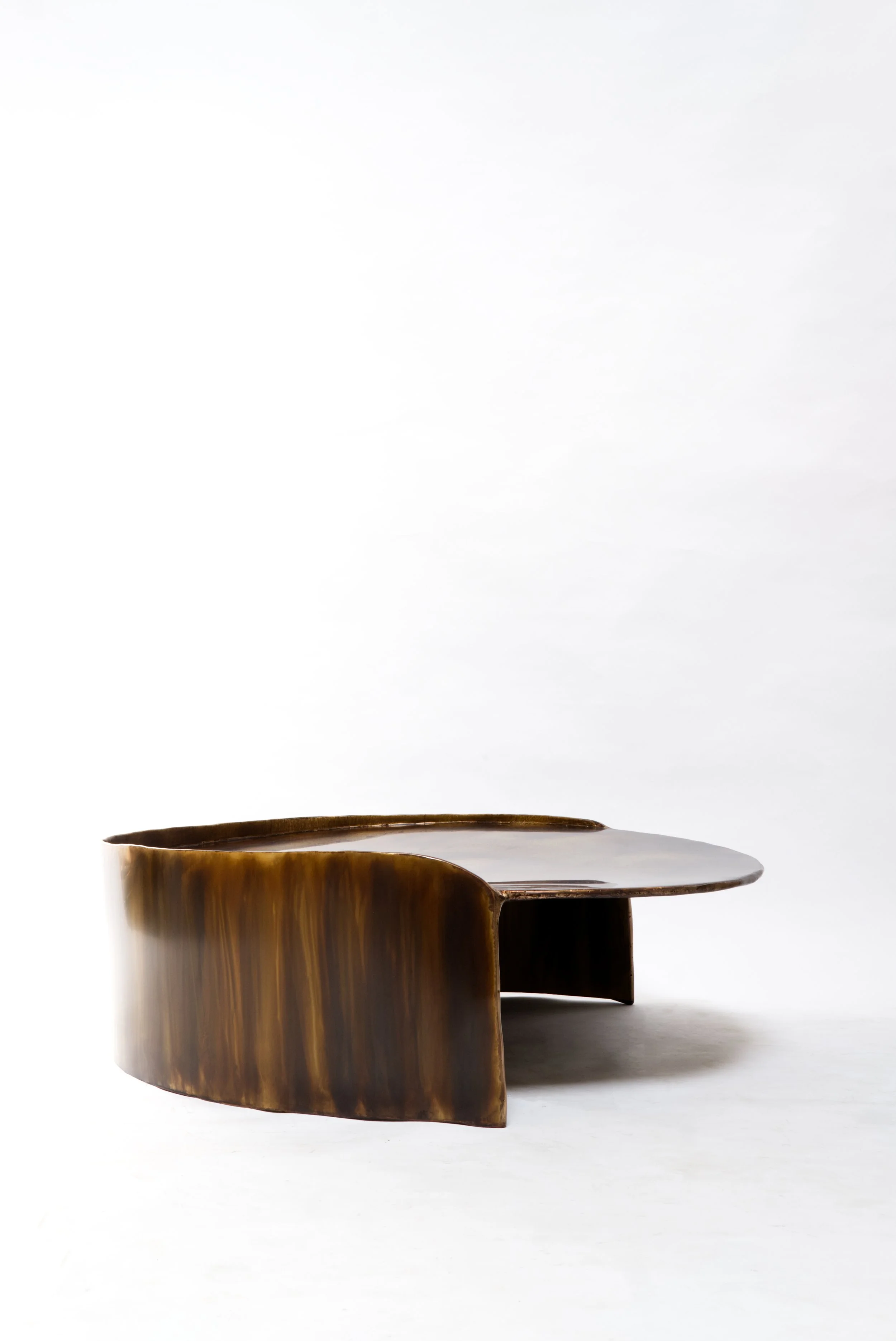 brass coffee table handmade - christian fregnan