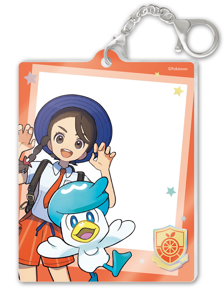 Paldea Trainer Photo Card Keychain Set Rare Keychains Secret Rare.png