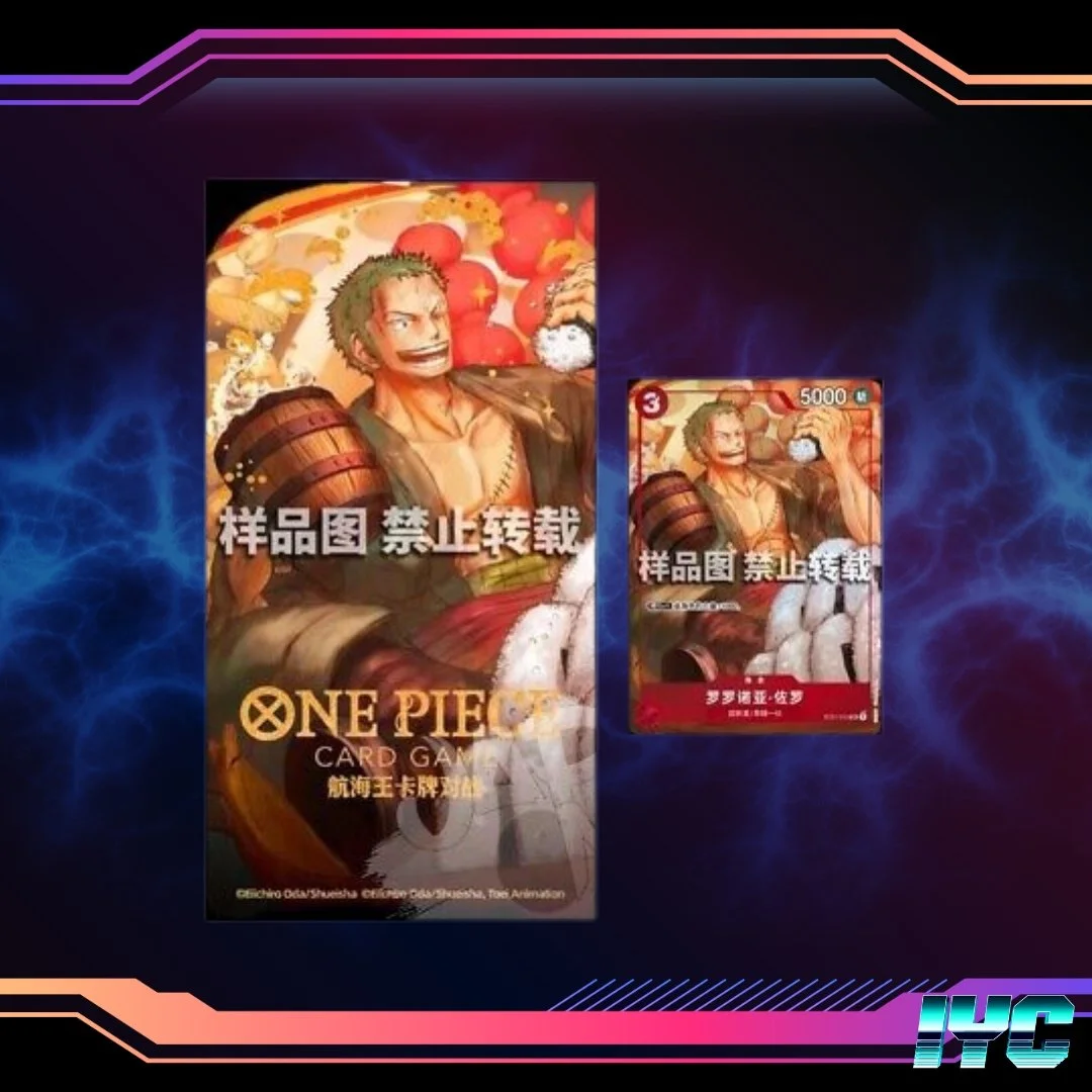 2024 Zoro Exclusive Promo Card + Red pack (Hongbao) - S-Chinese One Piece