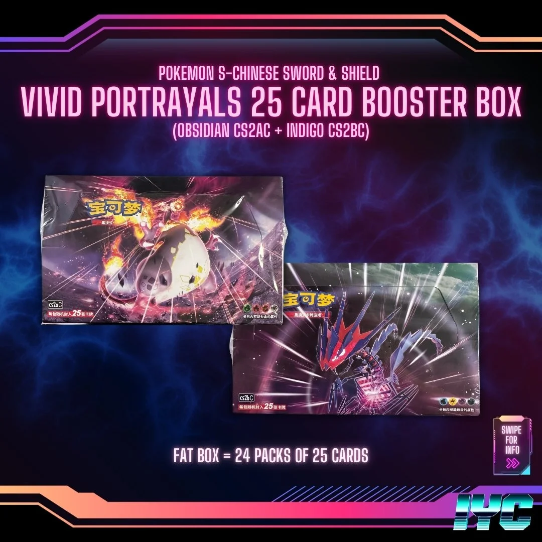 Vivid Portrayals (Obsidian CS2AC + Indigo CS2BC) (5 Card) Booster Boxes ...