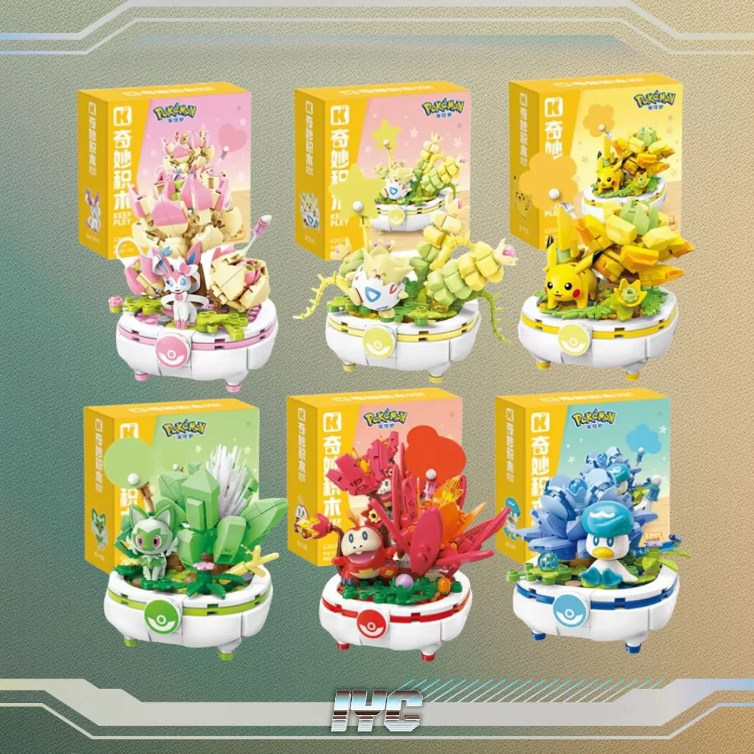 Keeppley - Pokémon Bonsai Building Blocks Toy Set