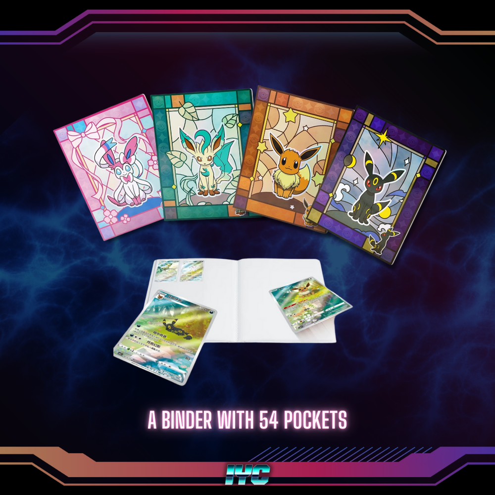 Gem Pack Volume 2 Binders (Eevee, Umbreon, Leafeon, Sylveon) - Simplified  Chinese Pokemon  Imagined Youth Collectibles