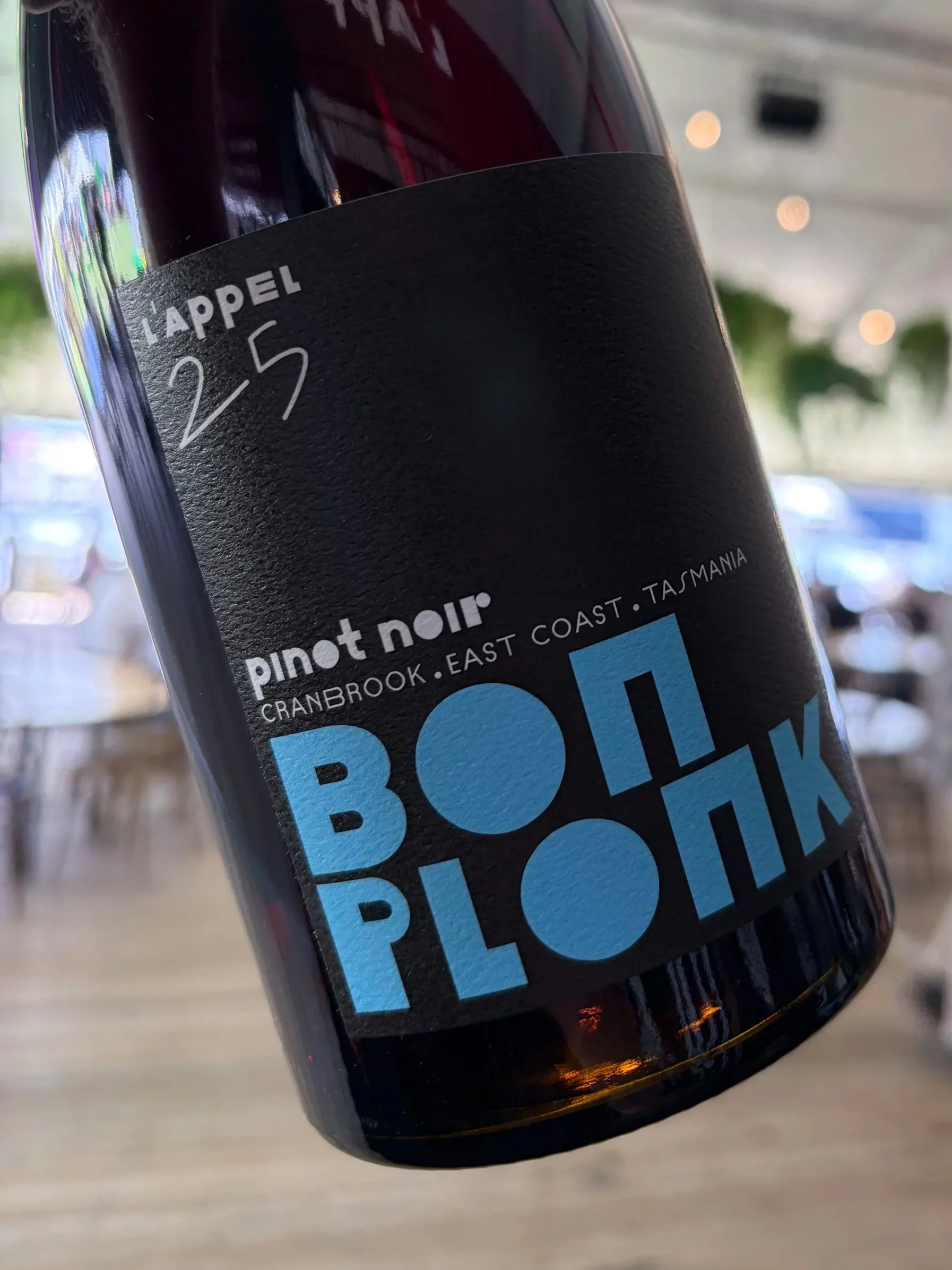 2025 ‘Bon Plonk’ Pinot Noir (East Coast)