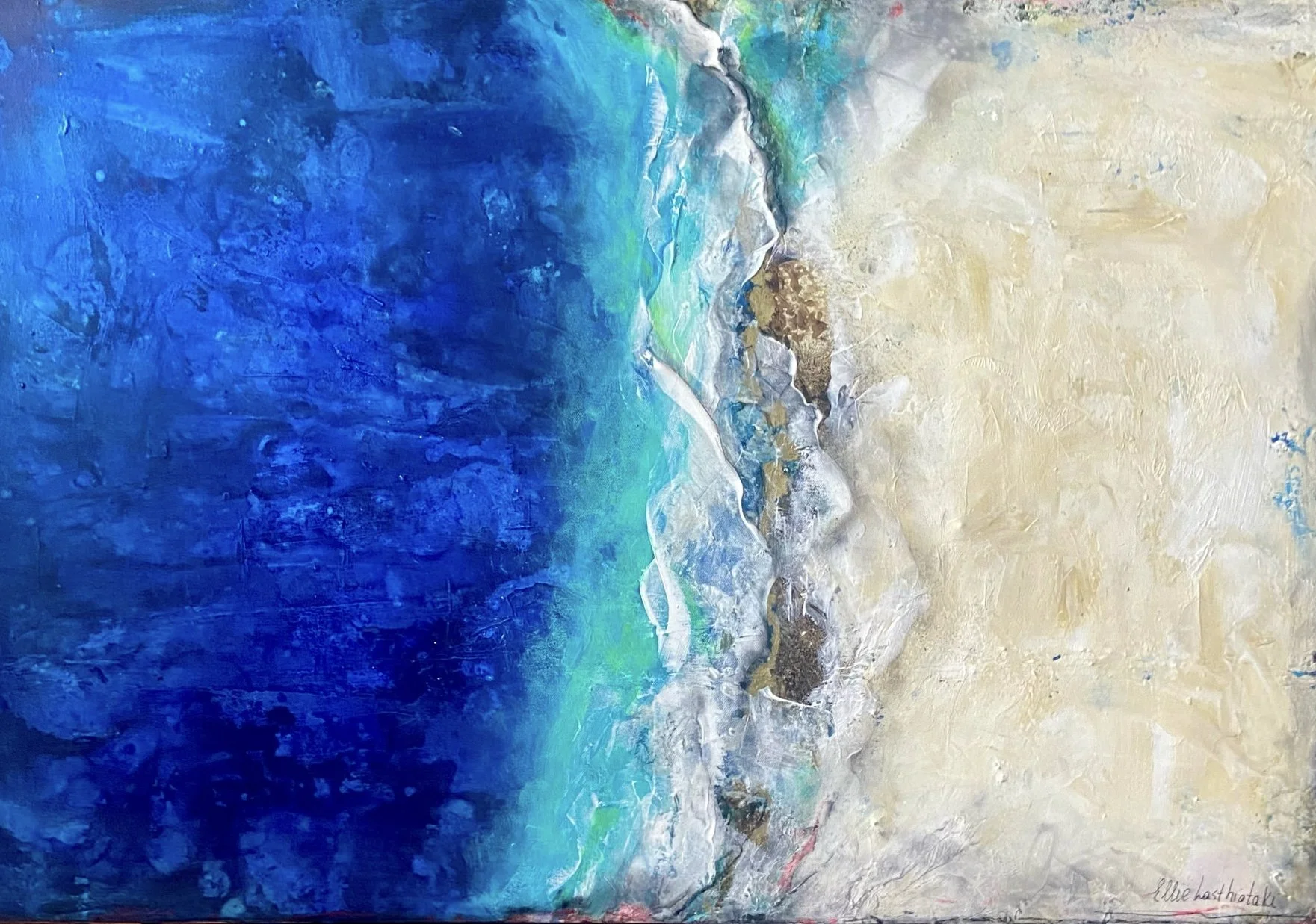 A matter of perspective
Acrylic, charcoal, ink
90x60cm 
Available