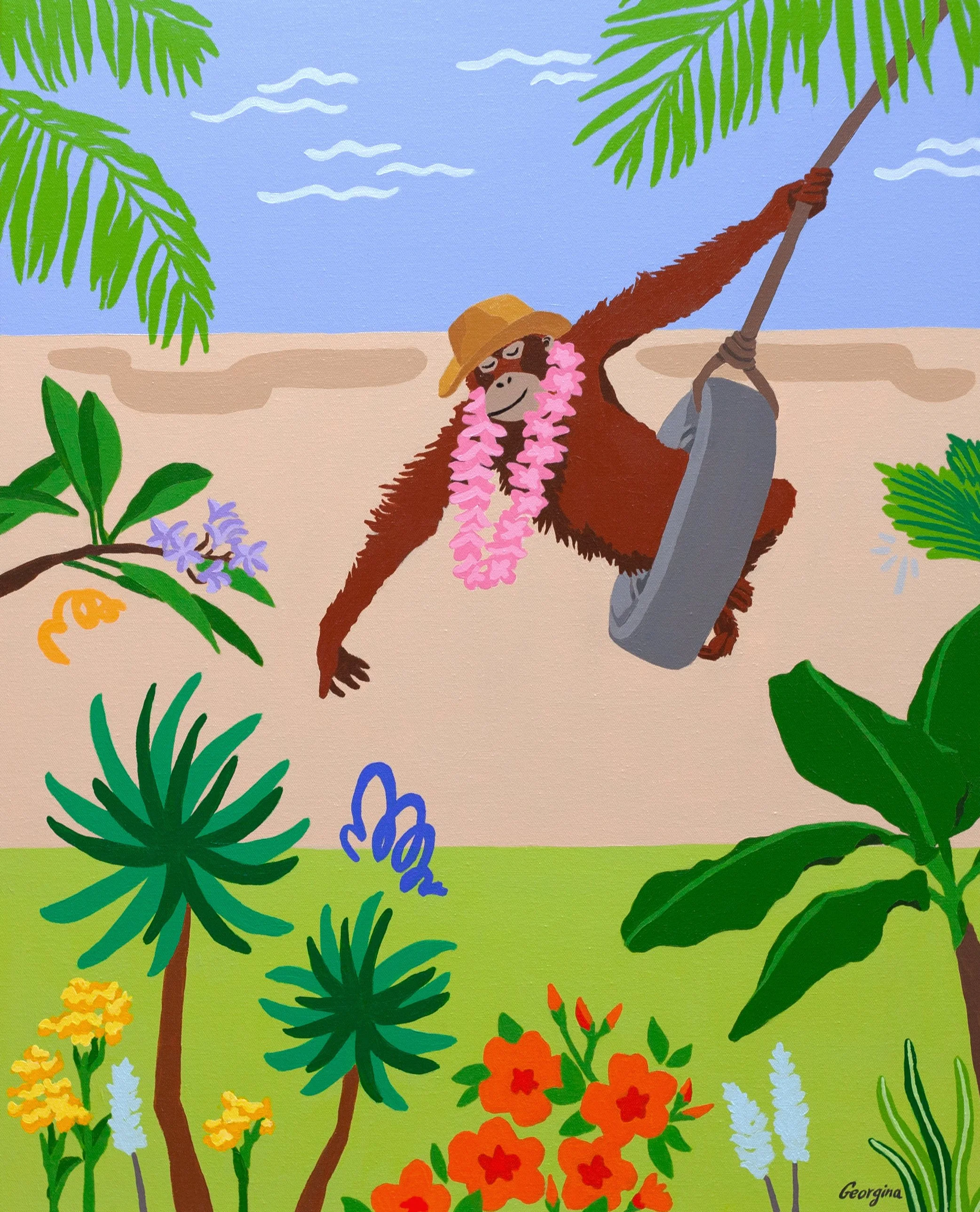 Happy go lucky orangutan
Acrylic
60x76cm
