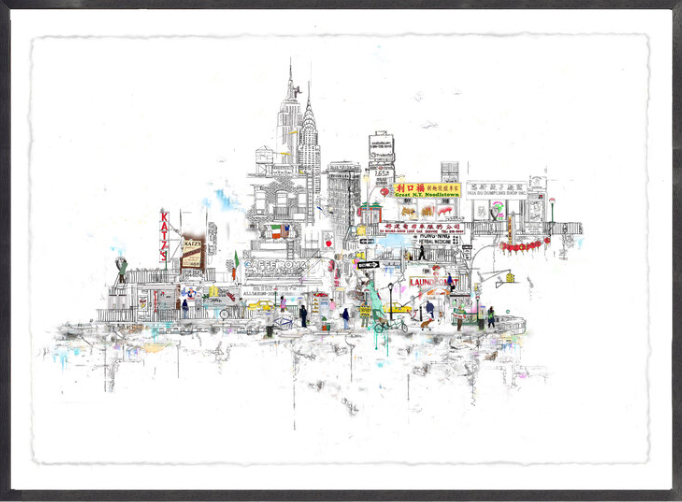 Little Italy China TOwn NY 
70x94 cm edition of 20