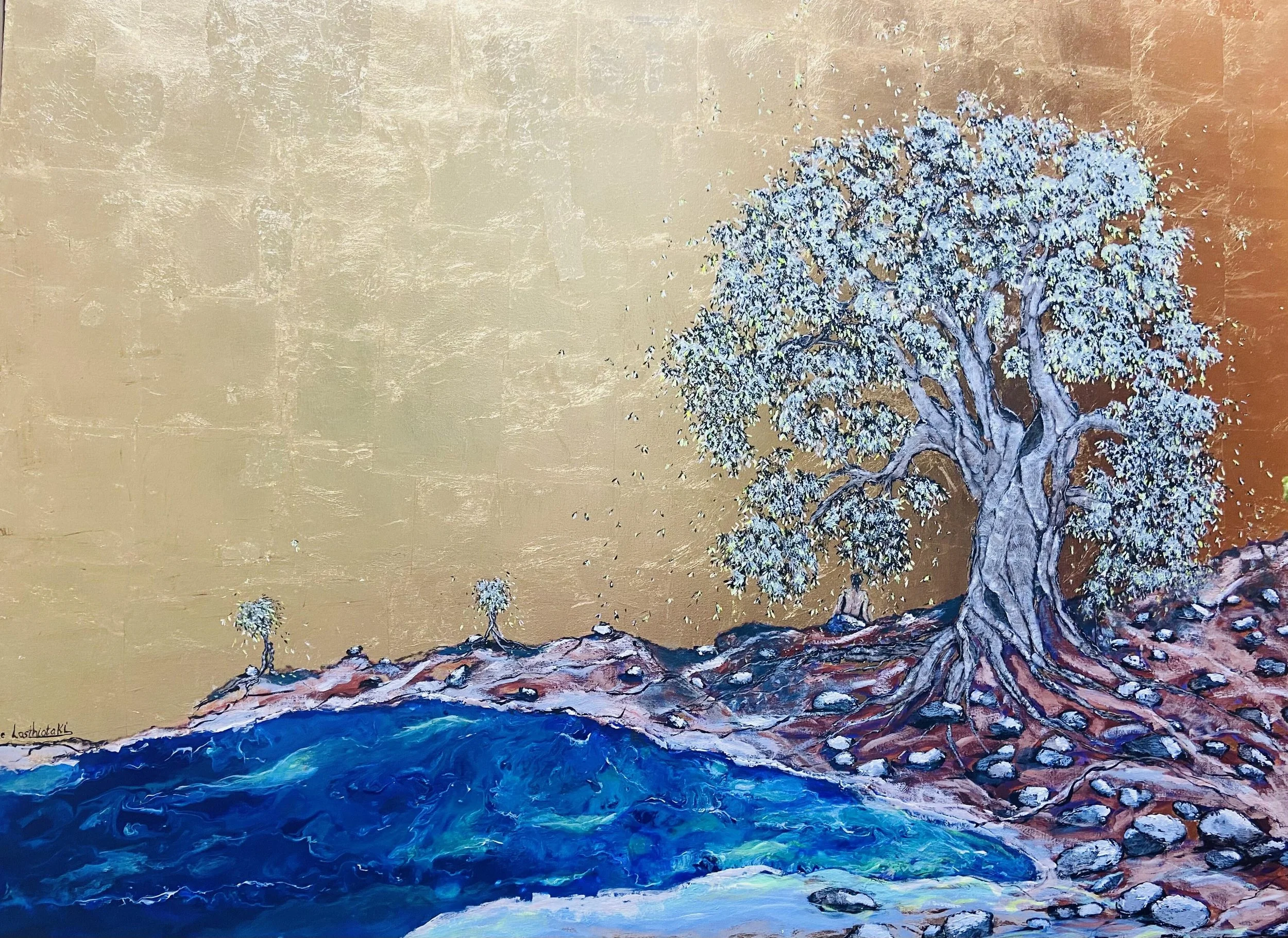 The Embrace of the Olive Tree
Mixed Media
150X117cm, SOLD