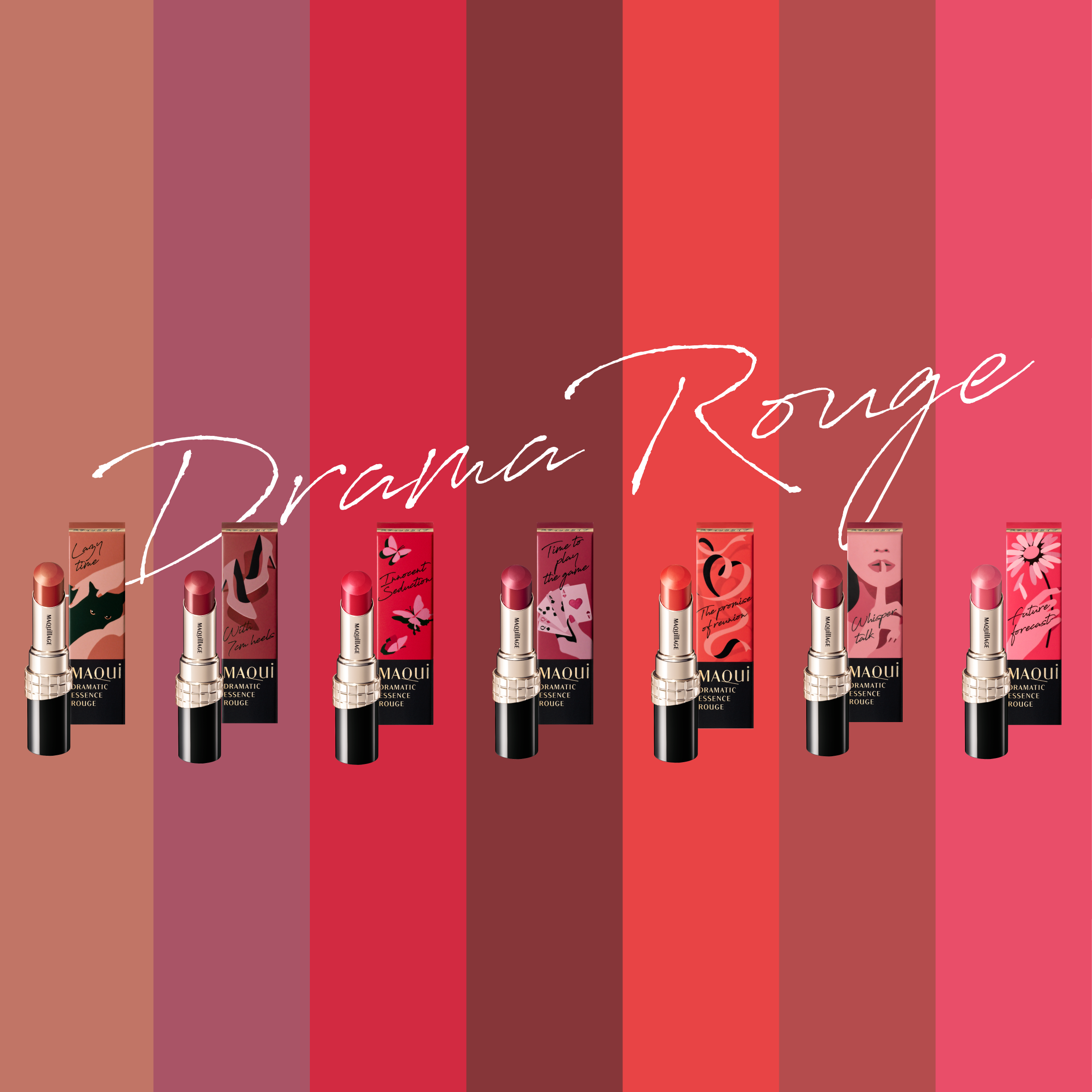 MAQuillAGE DRAMA ROUGE — SHISEIDO CREATIVE MAQuillAGE DRAMA ROUGE — SHISEIDO CREATIVE