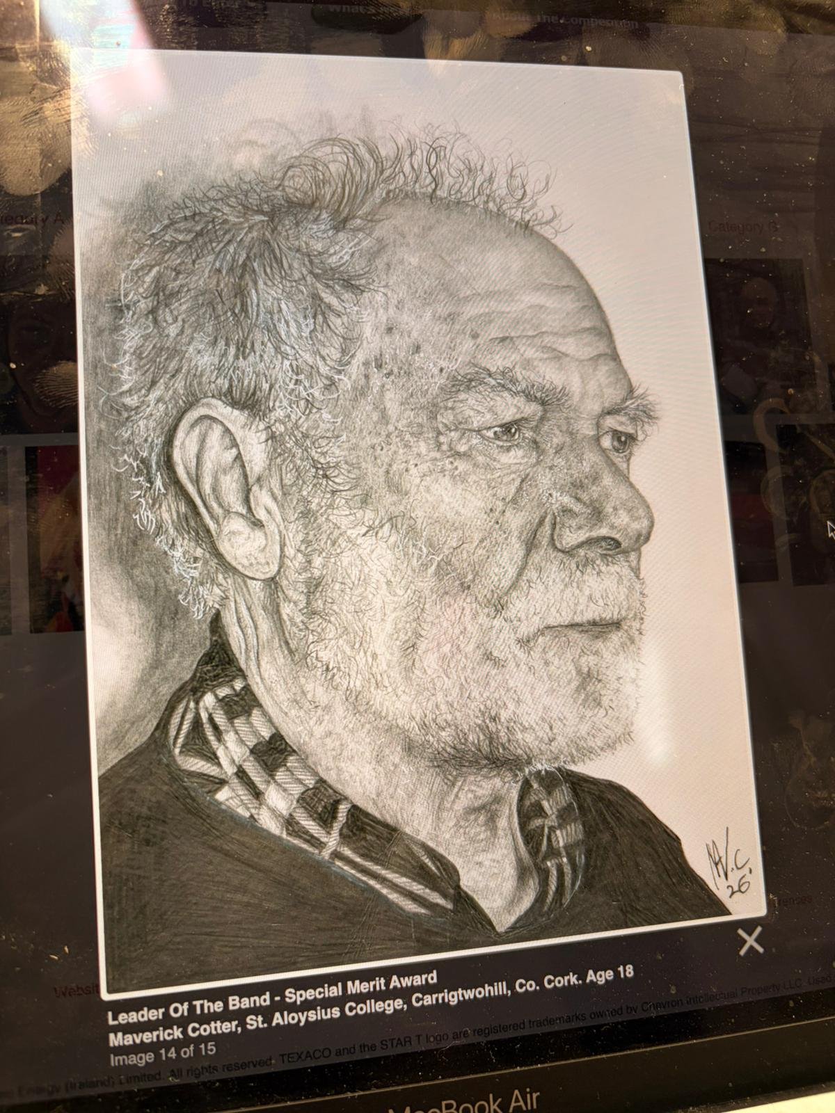 Texaco Art Competition Success