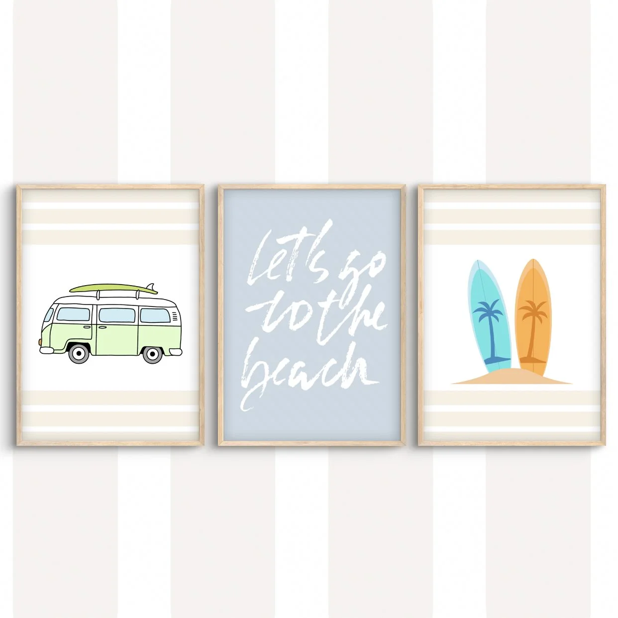 Let's Go To The Beach Bundle of 3