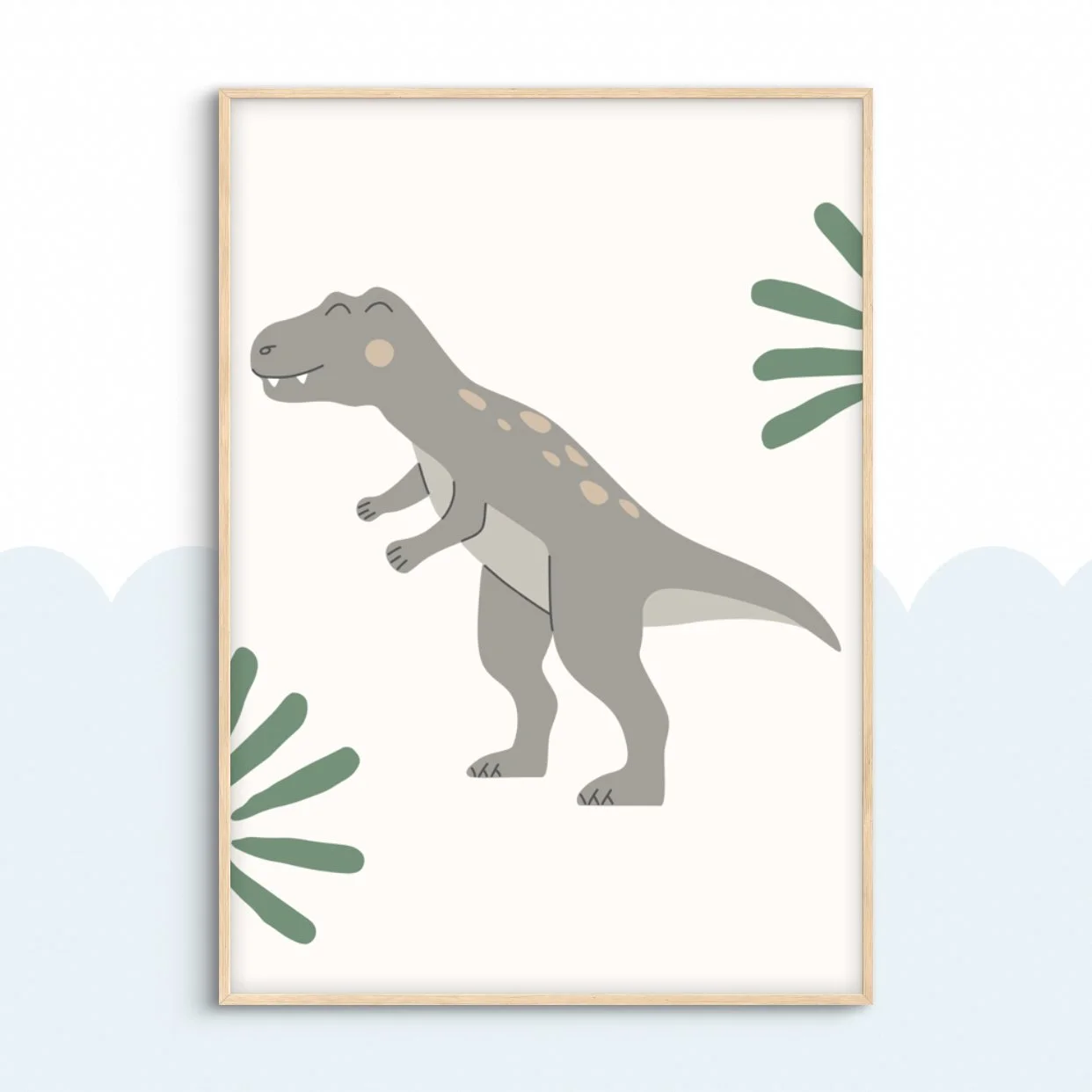 T-Rex Dinosaur Print