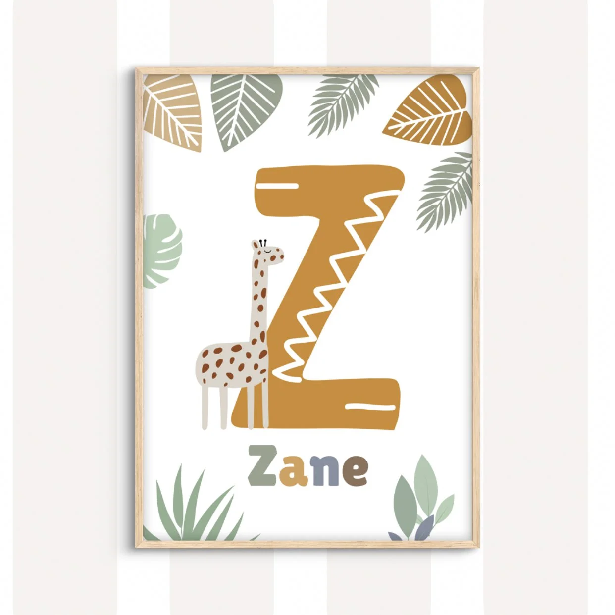 Jungle Name Print