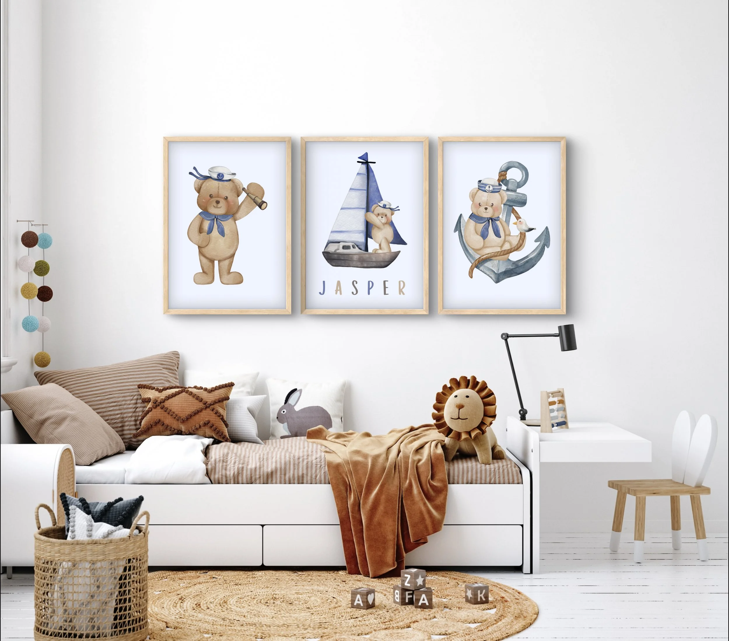 Teddy Bear Sailor Prints 
