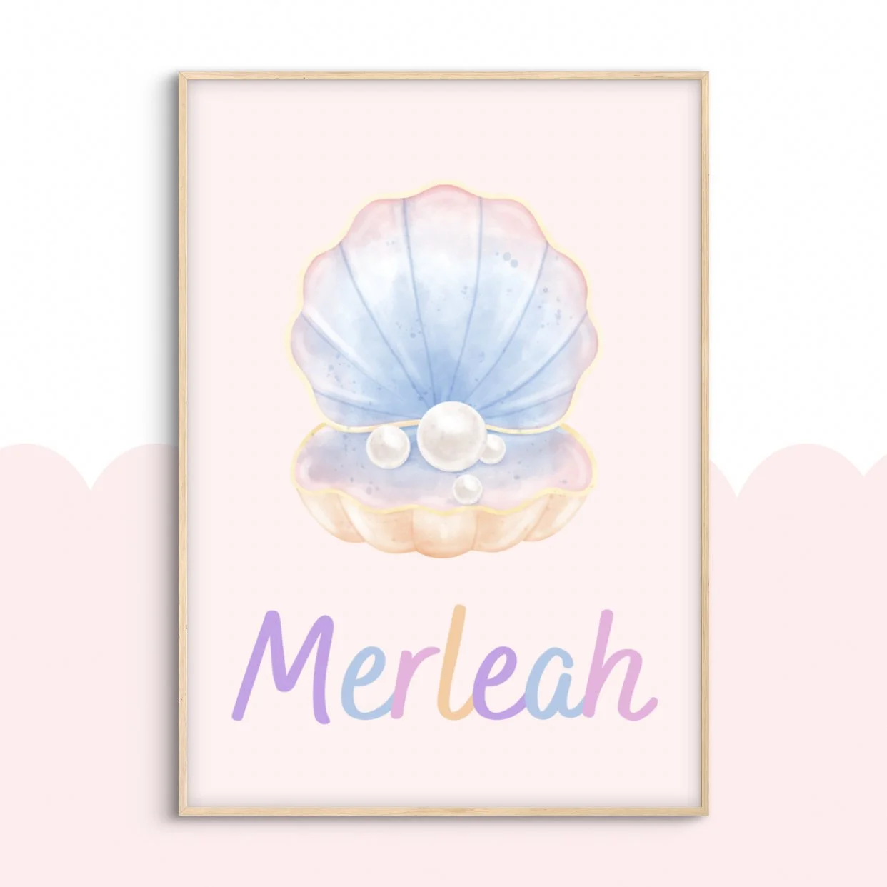 Mermaid Name Print