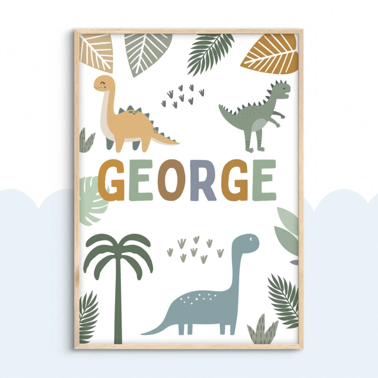Dinosaur Name Print