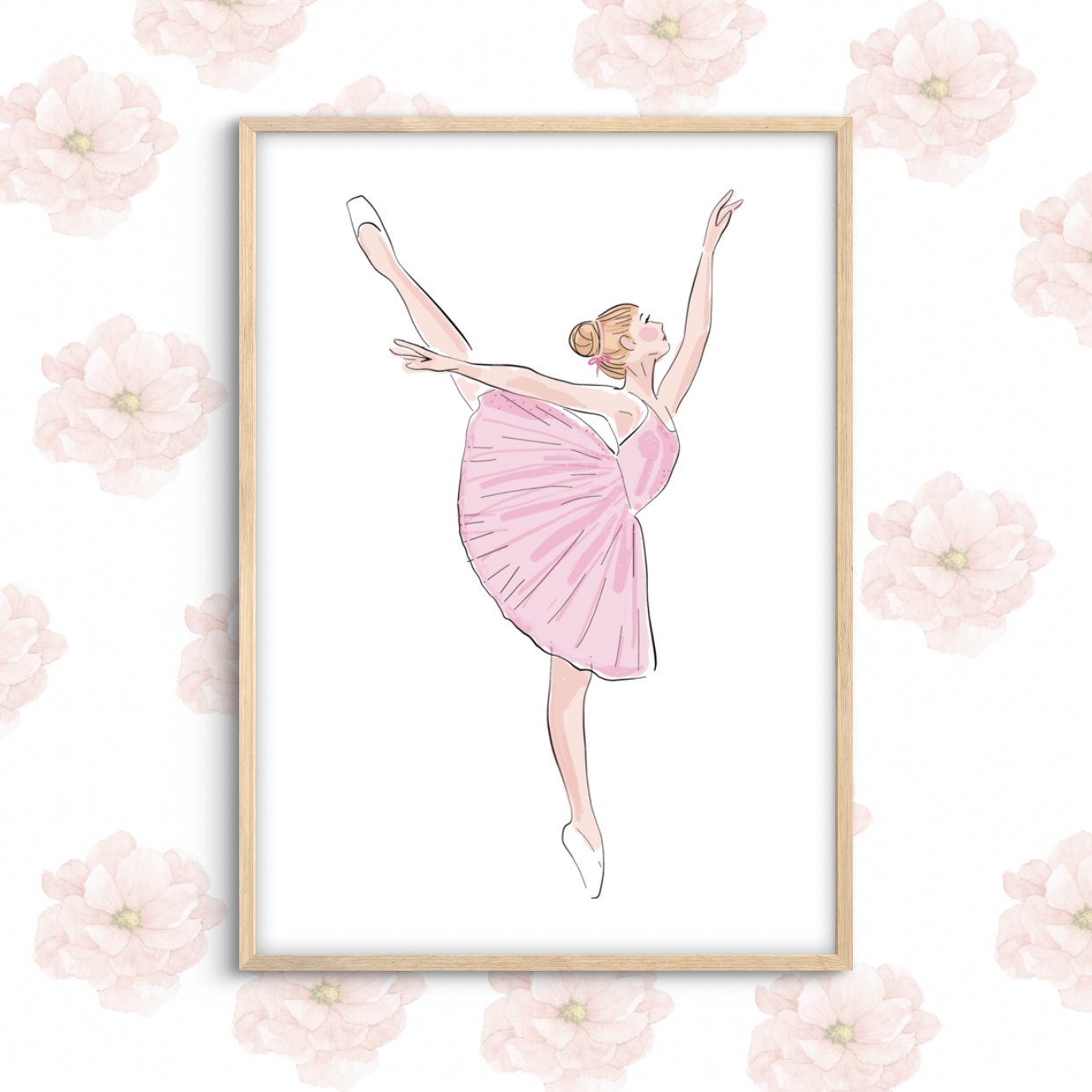 Ballerina Wall Print