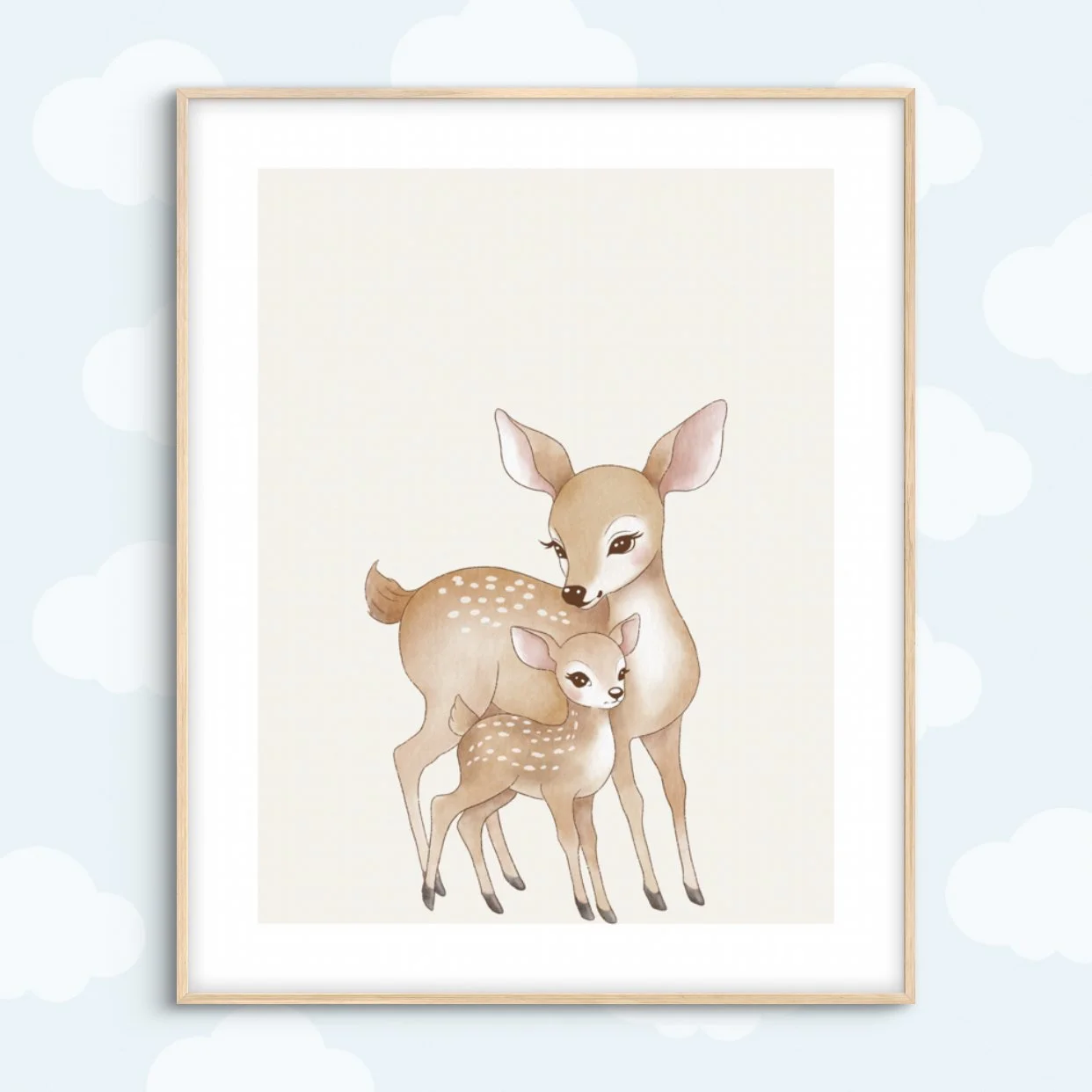 Mummy and Me Deer Print