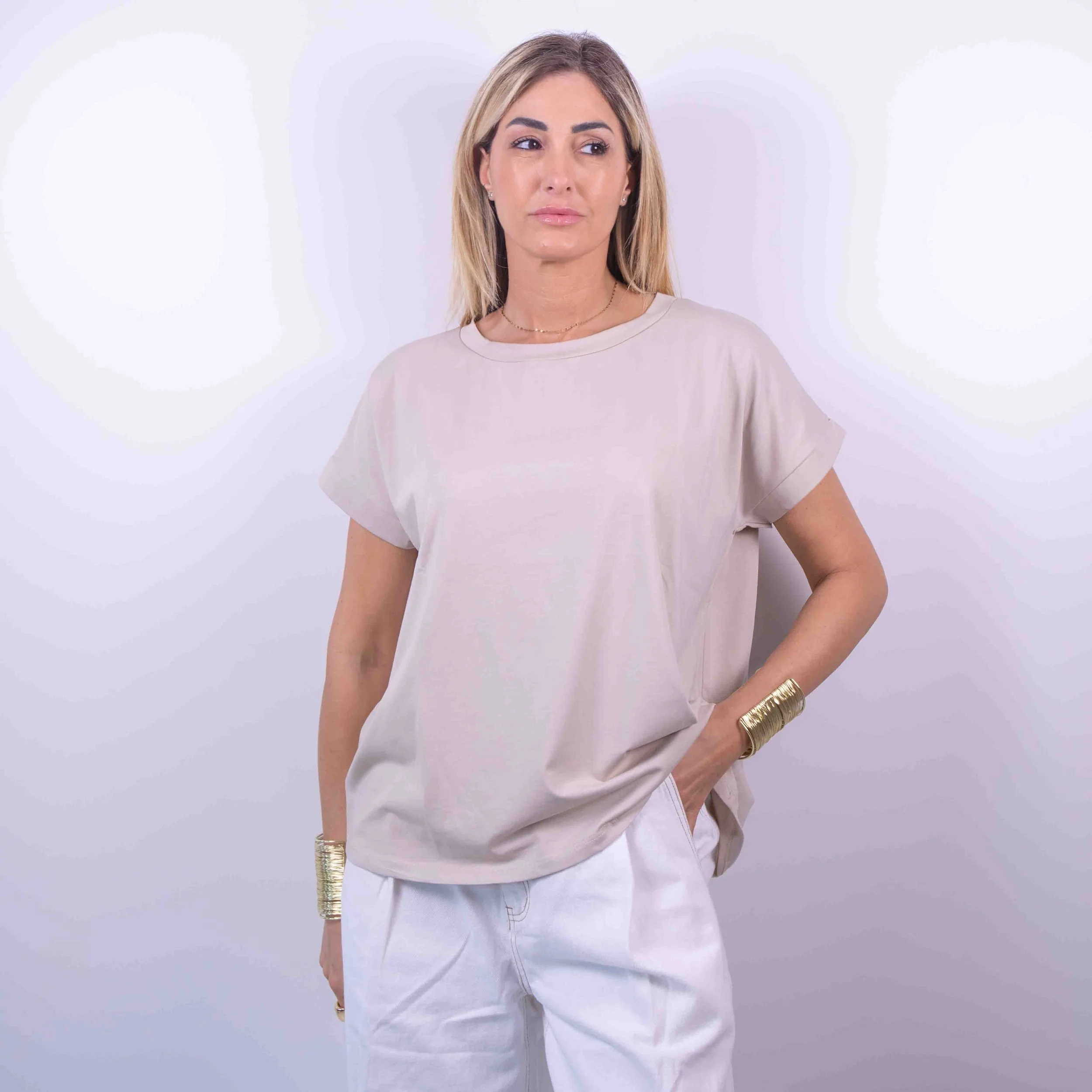 T-shirt Basic Over manica corta | 4 colori