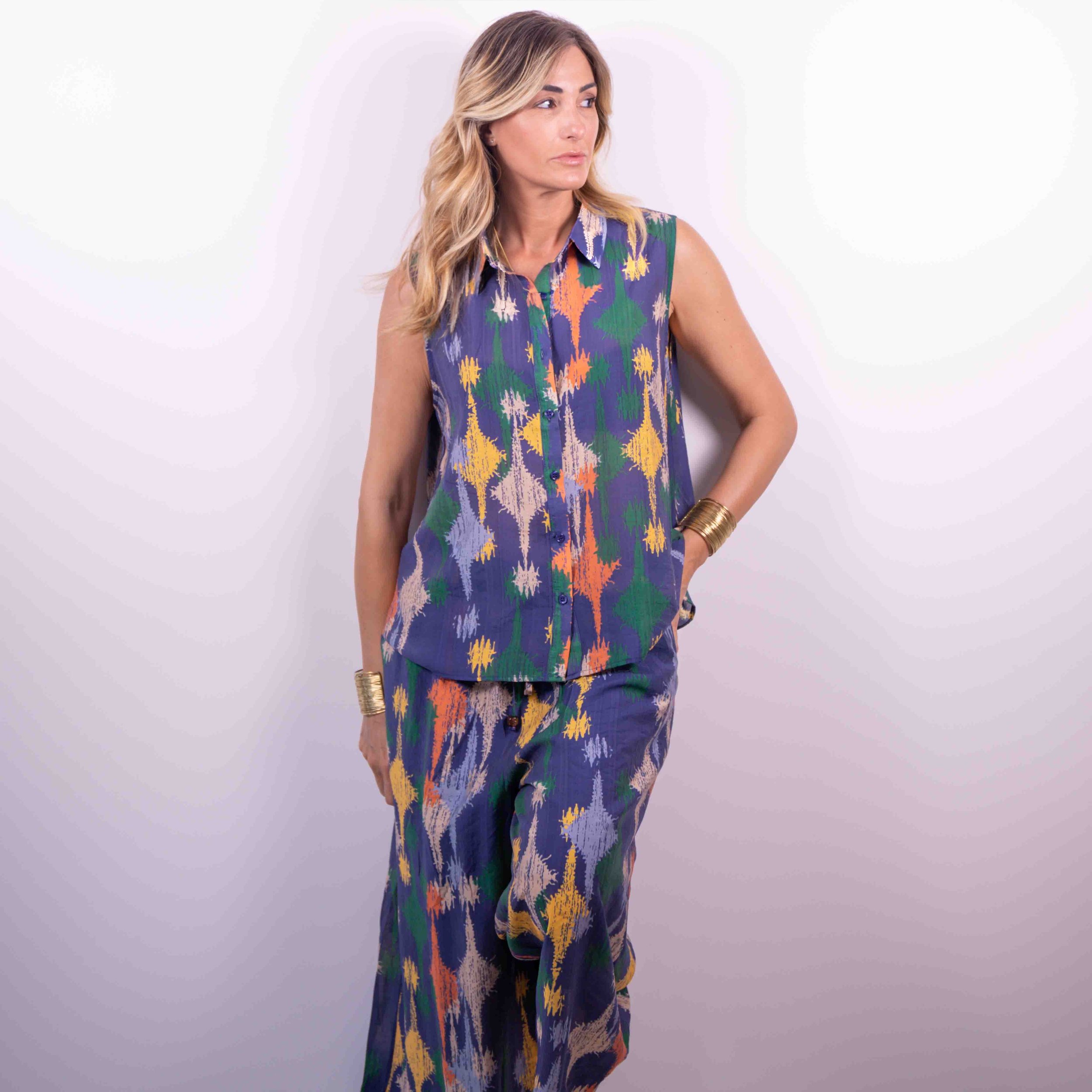 Completo Ethnic Muse | Blu -10%