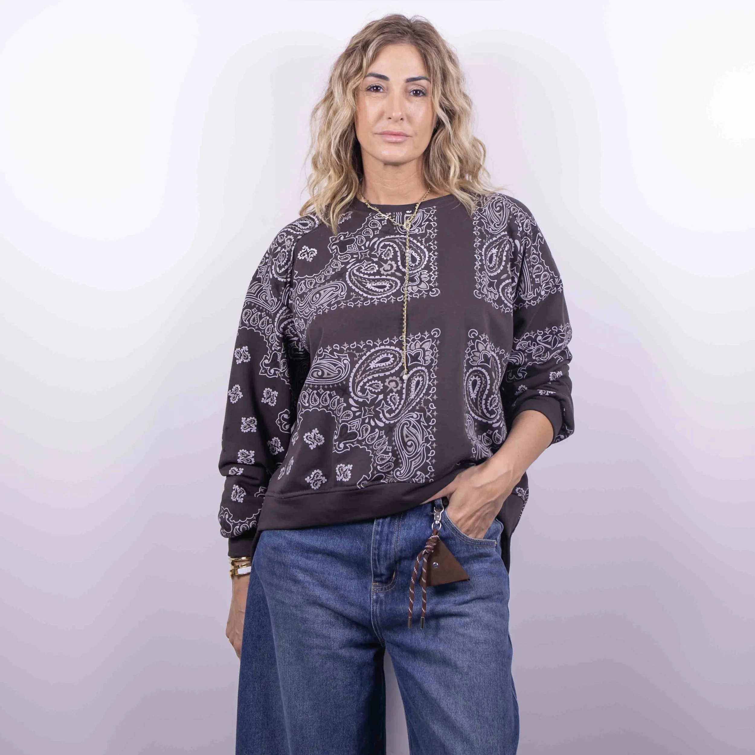 Felpa Bandana Mood | Cioccolato -10%