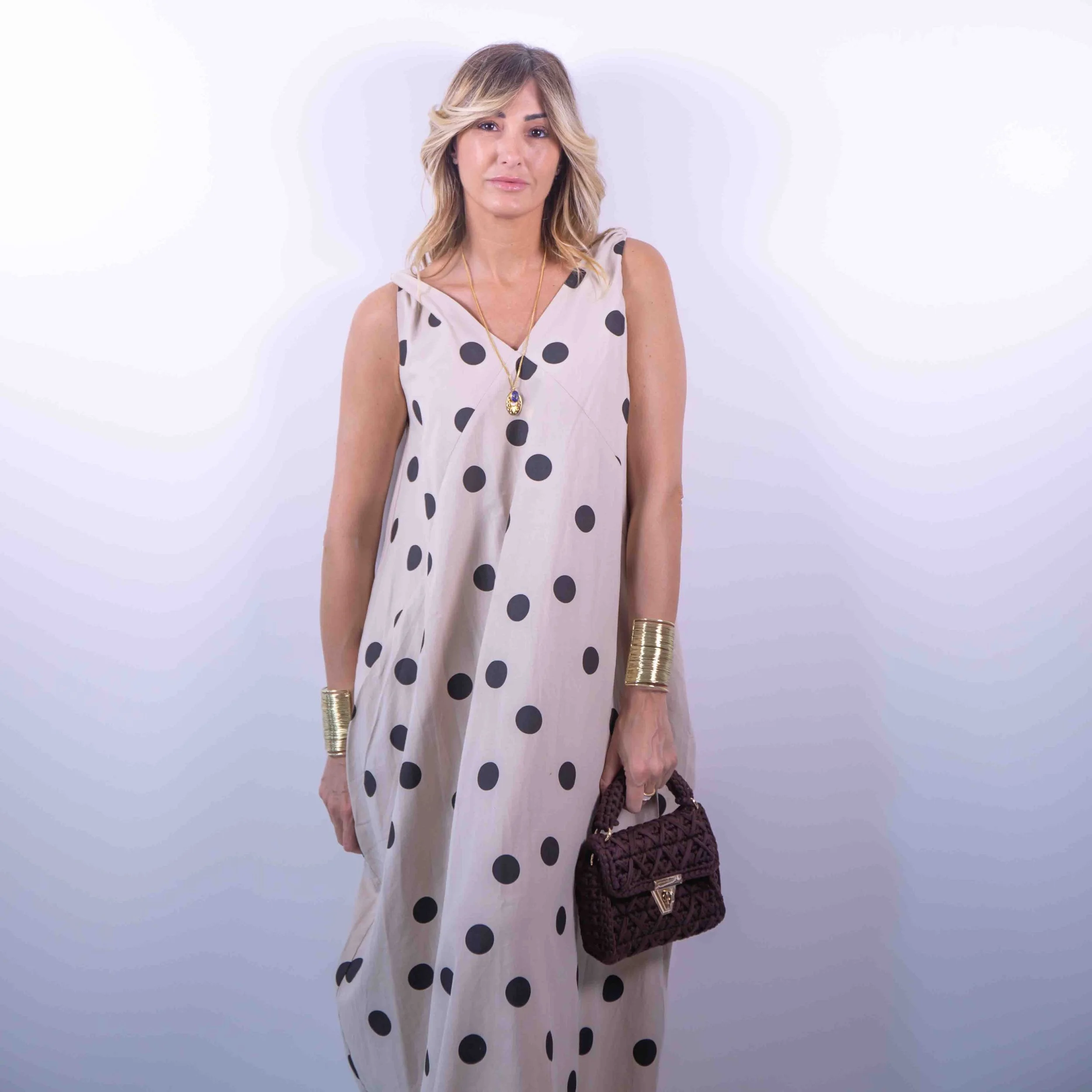 Maxi Abito Pois Éclat -10%