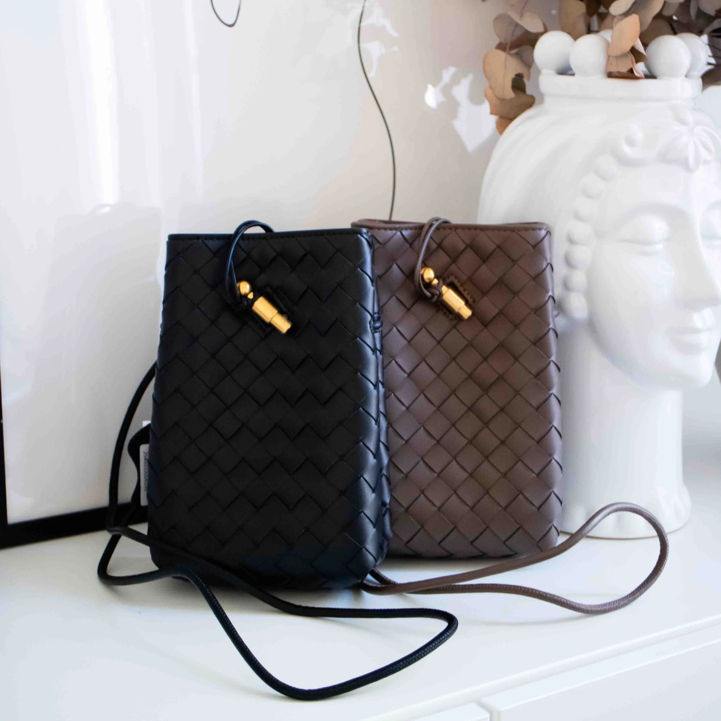 Intreccio Icon – Borsa a Tracolla in Vera Pelle