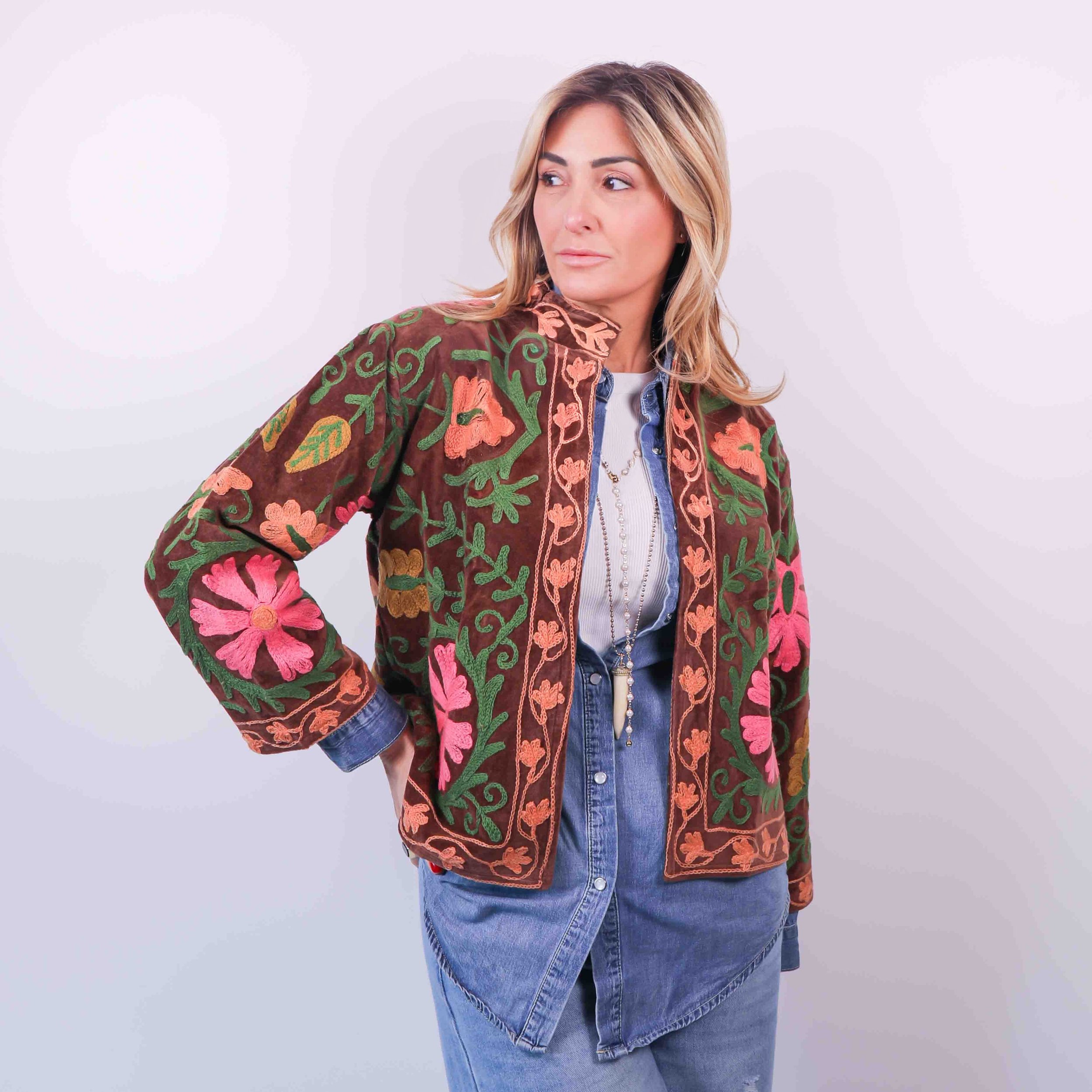 Velvet Garden Icon Jacket | Marrone