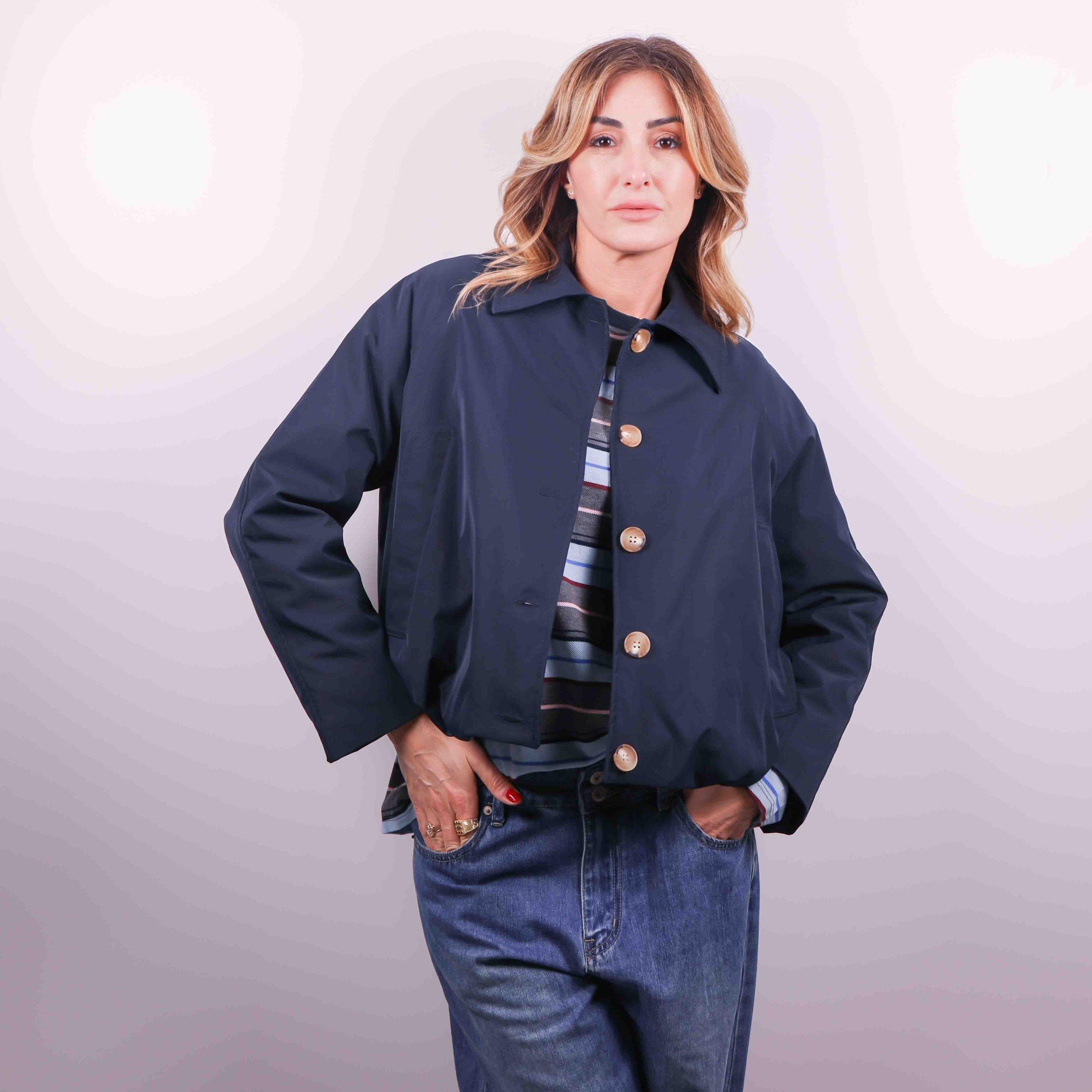 Giacca Light Padded “City Breeze” | blu -10%