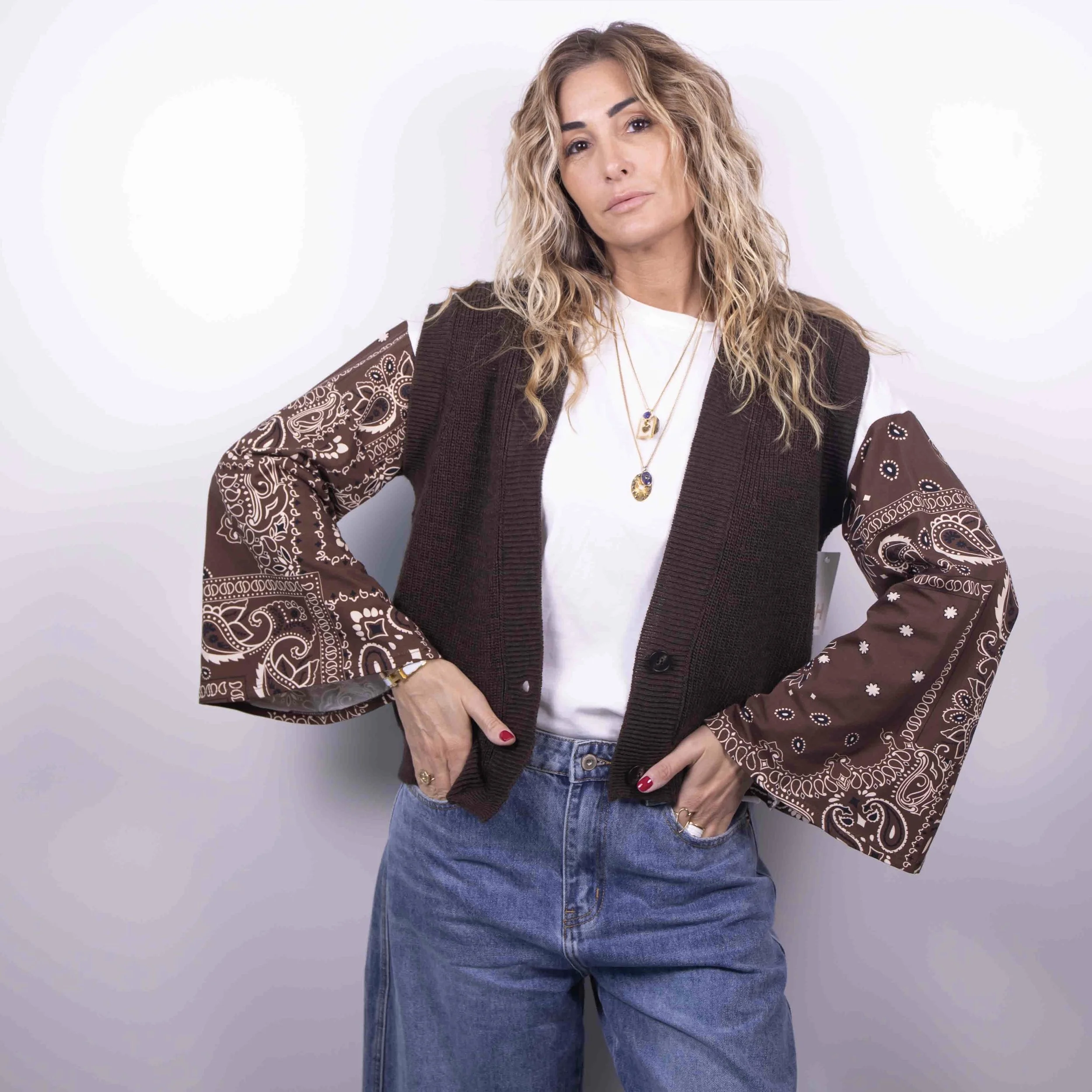 Gilet Cardigan Essential | Cioccolato -10%