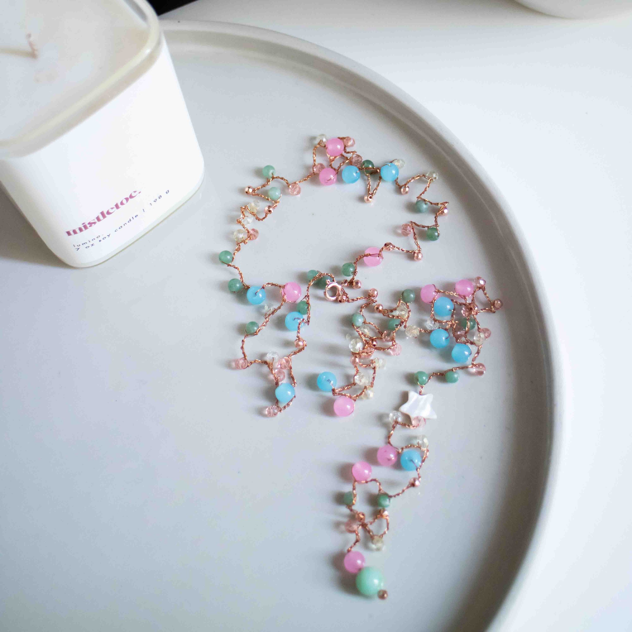 Collana lunga Pastel Vibes