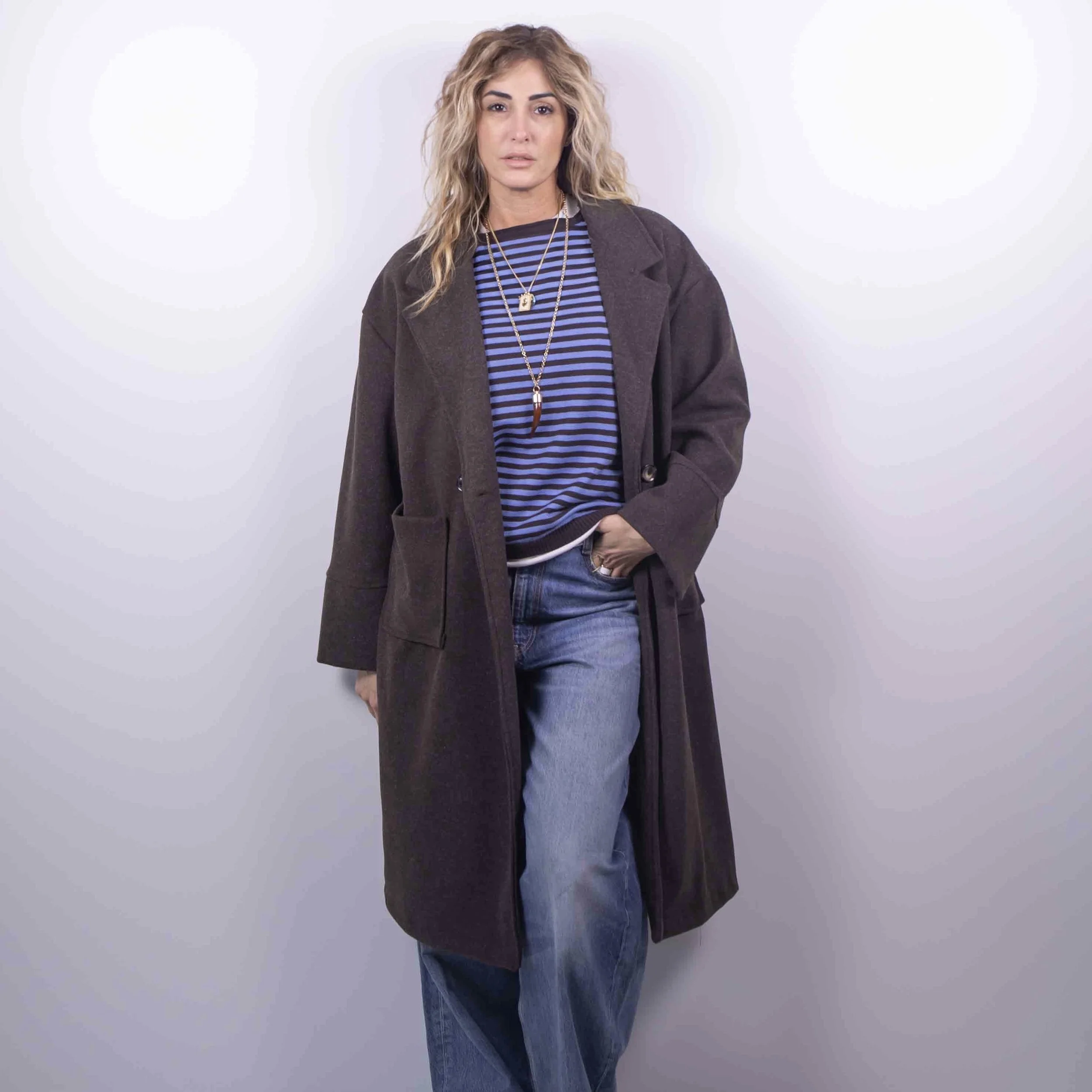 Cappotto Over Urban Chic | Cioccolato -10%