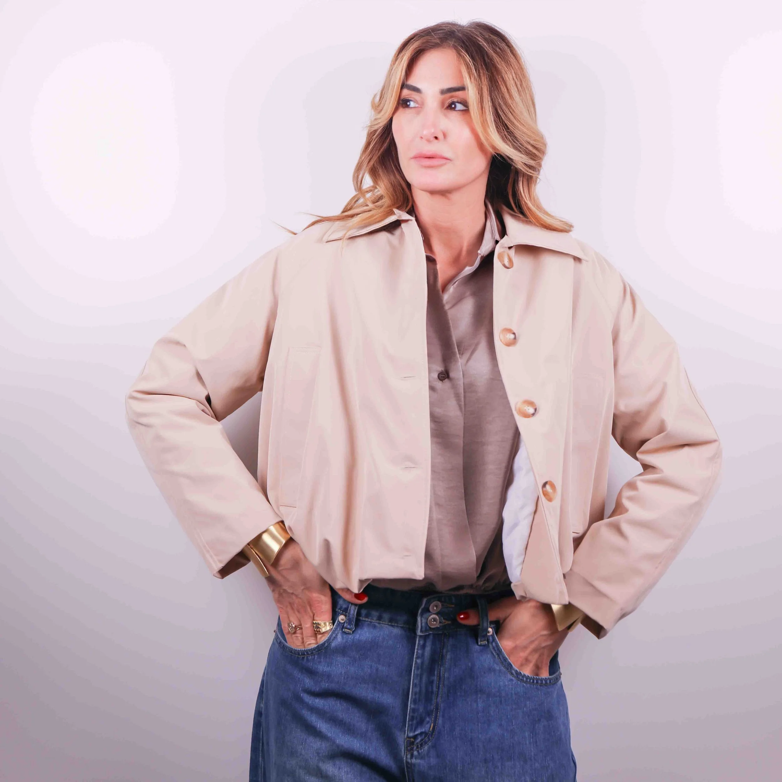 Giacca Light Padded “City Breeze” | beige -10%