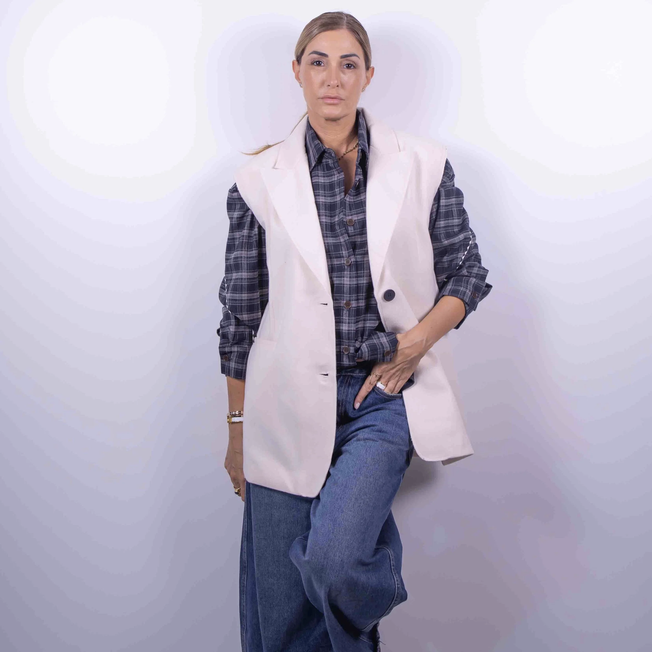 GILET TAILORED | Panna -10%