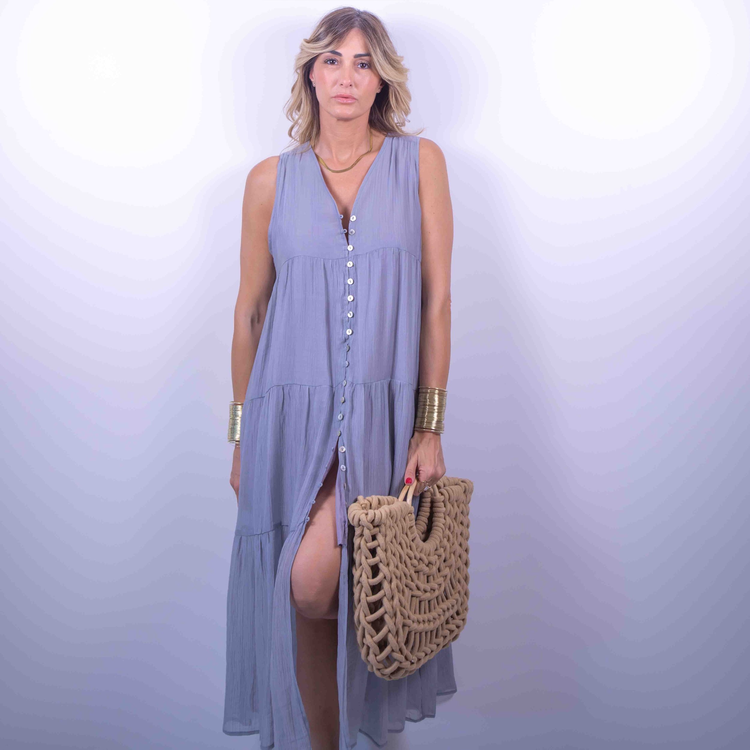 Abito Ibiza | Azzurro polvere -10%