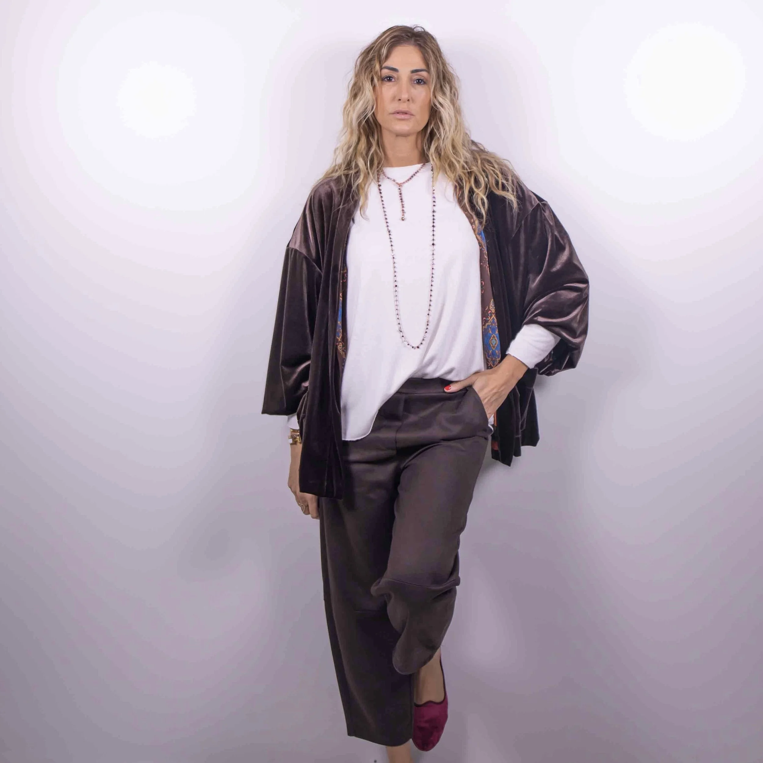 Pantalone Suede | Cioccolato -10%