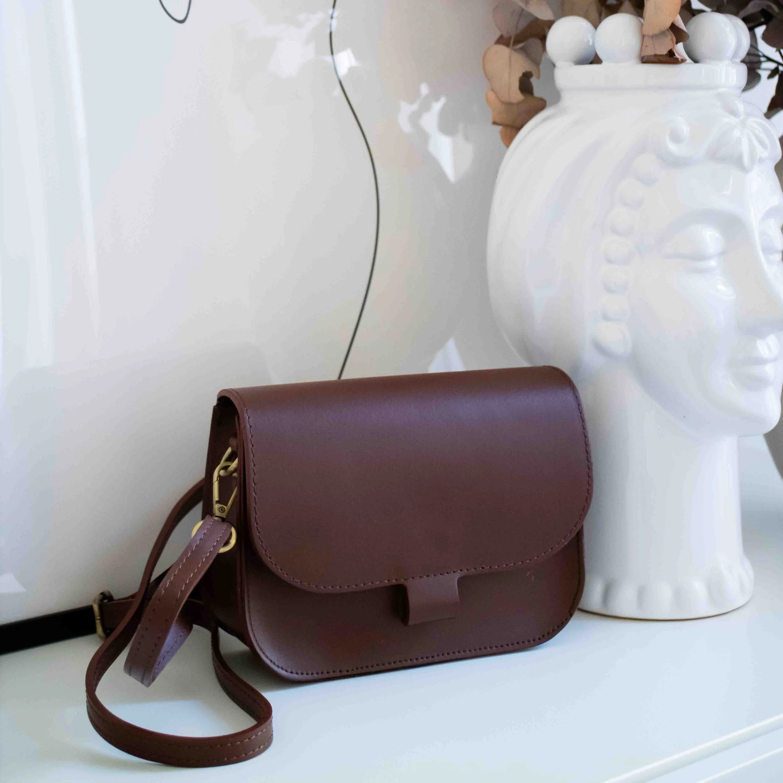 Essential Muse – Borsa a Tracolla in Vera Pelle