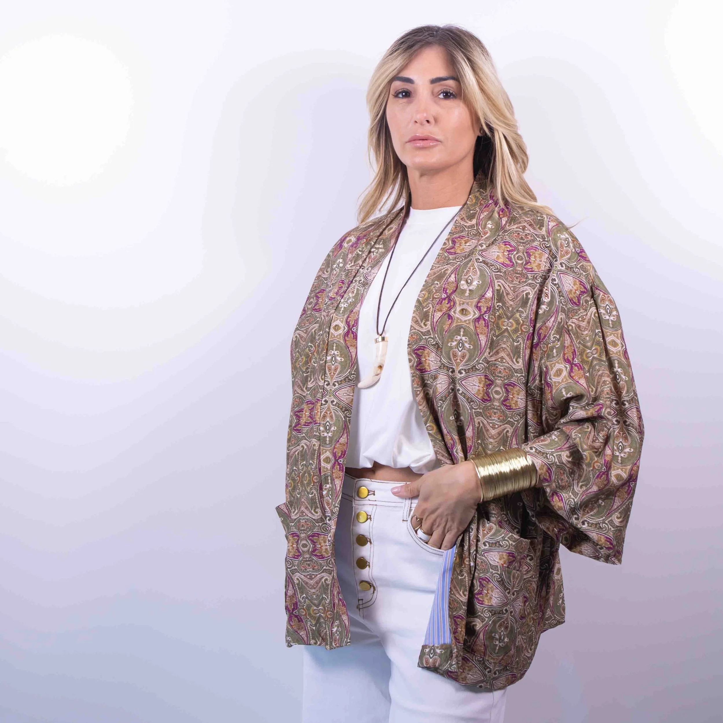 Kimono Paisley Golden Mood -10%
