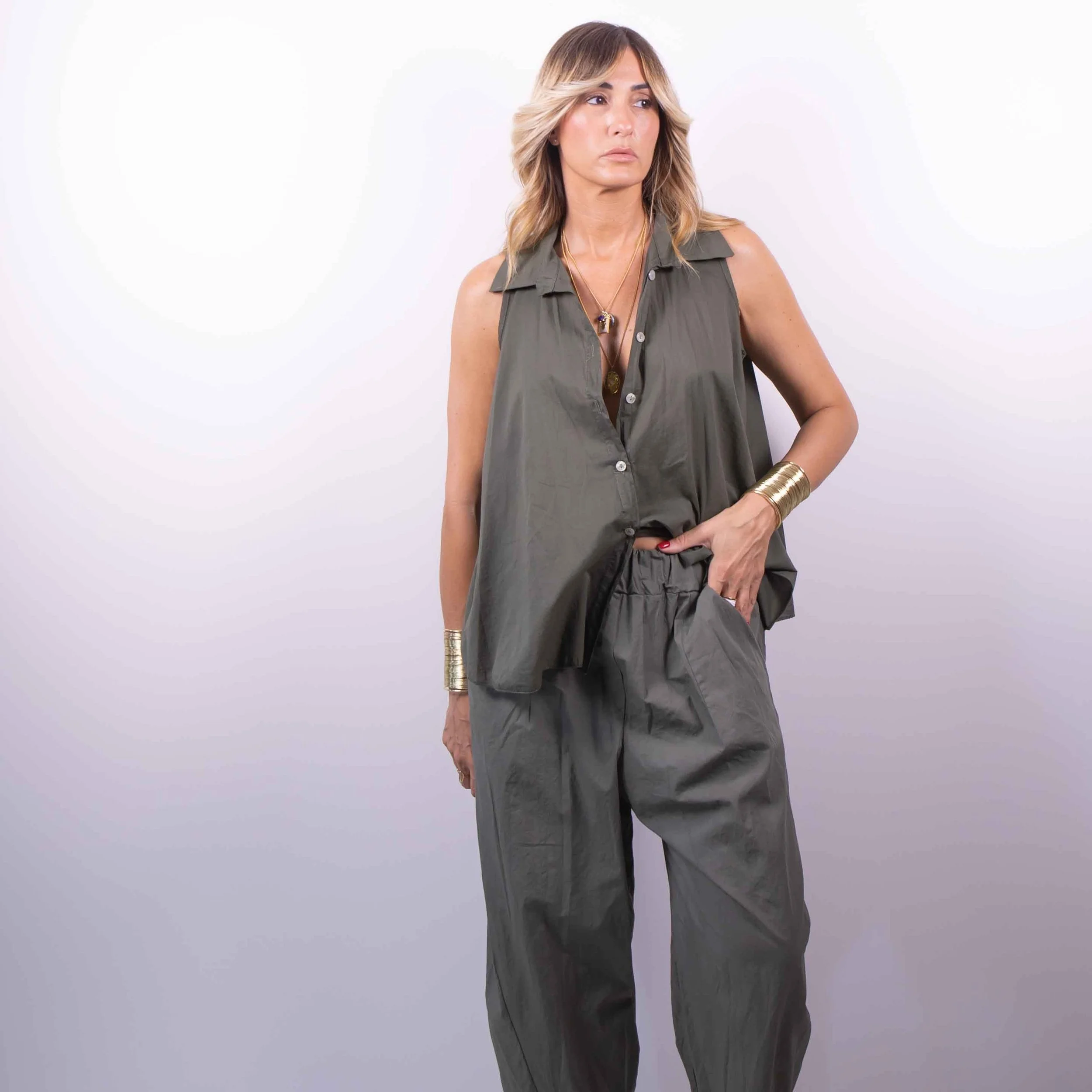 Pantalone Urban Cotton | Verde -10%