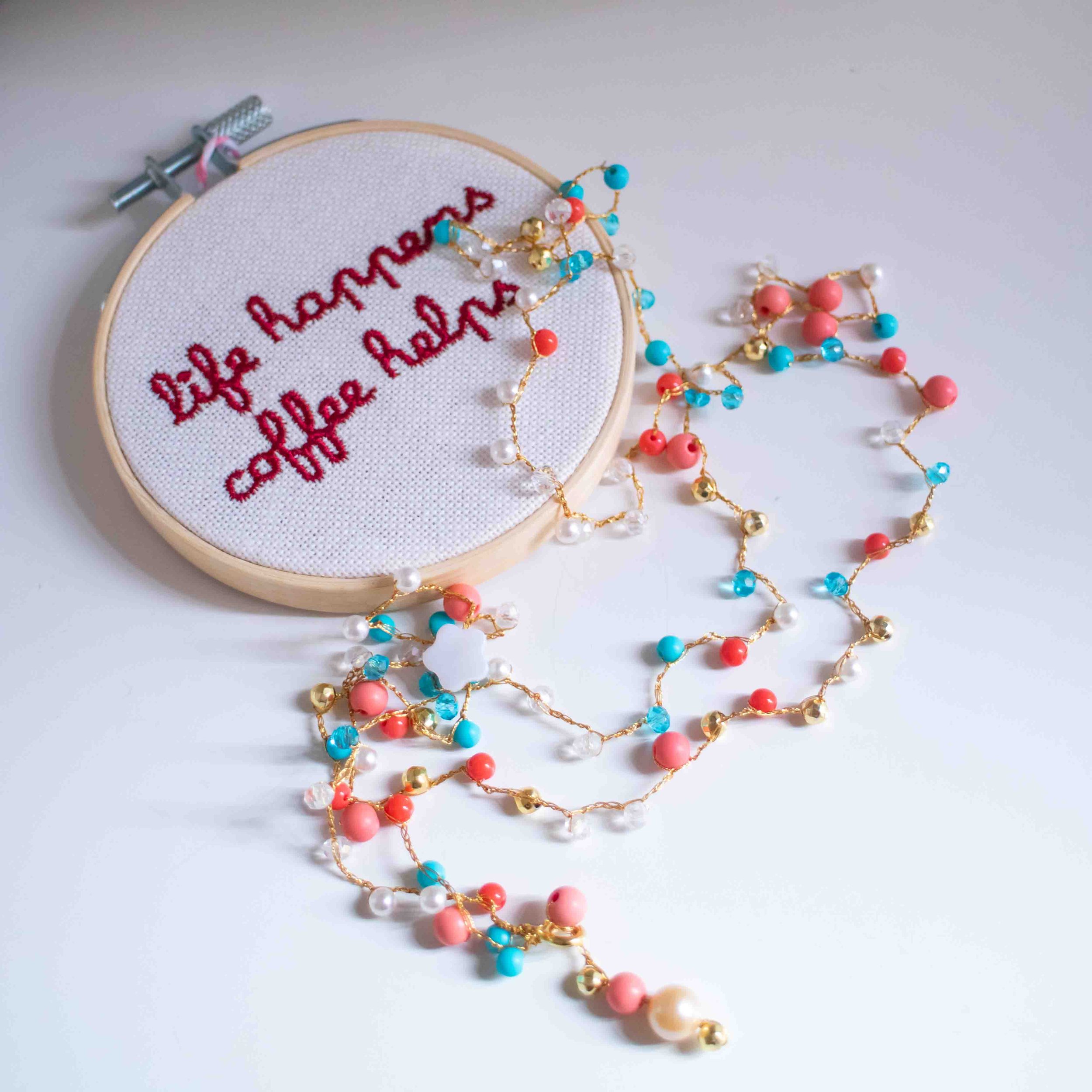 Collana lunga Caribe Chic