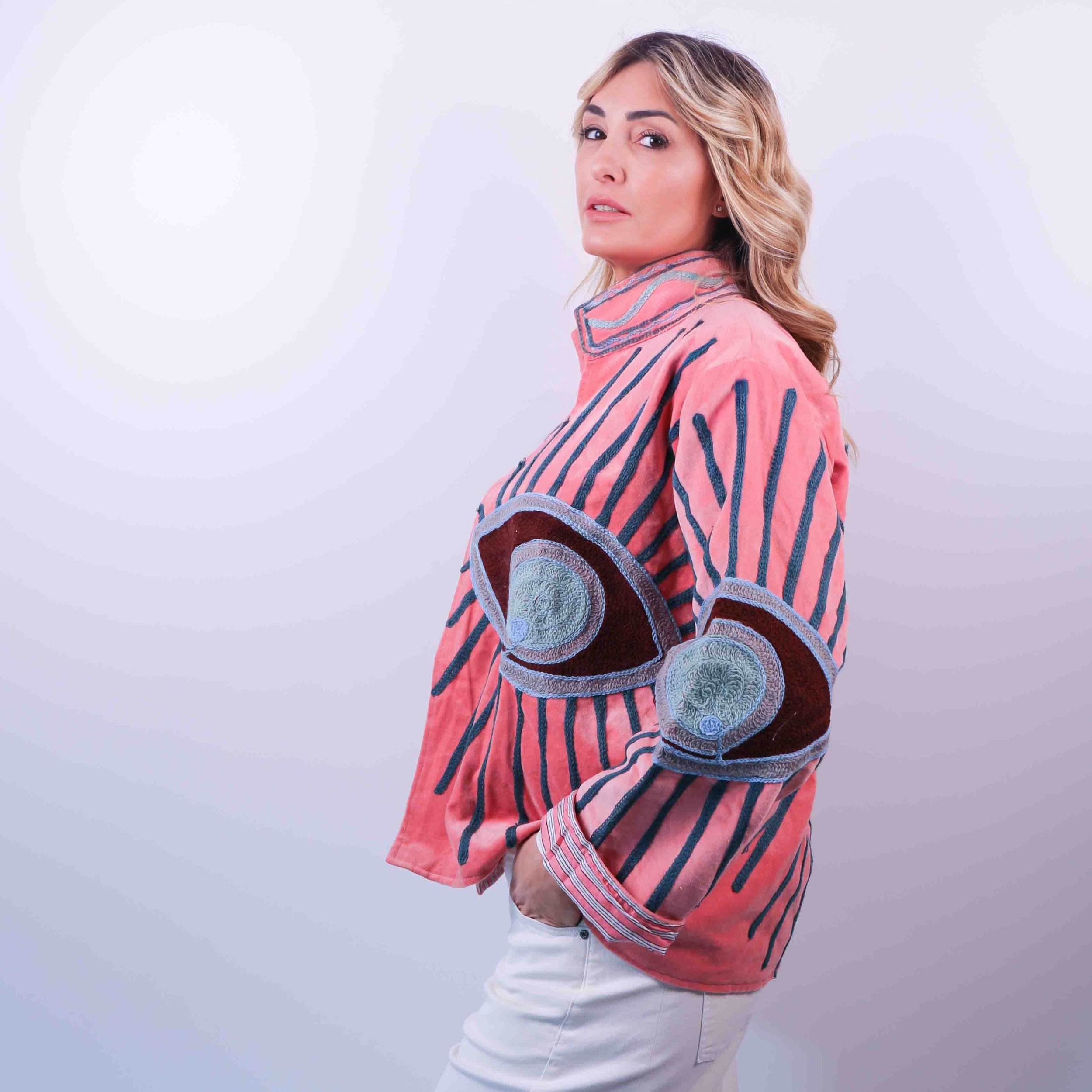 Candy Sunrise Jacket | Rosa Salmone LIMITED EDITION OGGI ORE 12:30